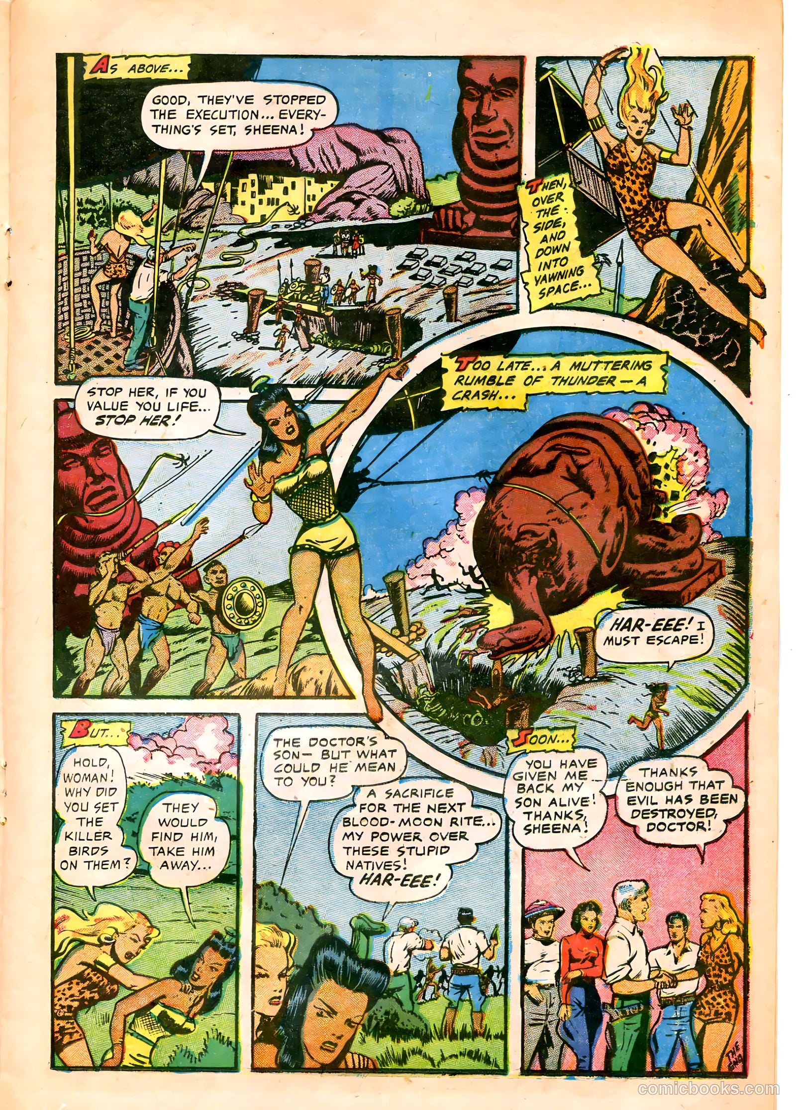 Sheena, Queen of the Jungle #16 (1952) — page 17 of 36