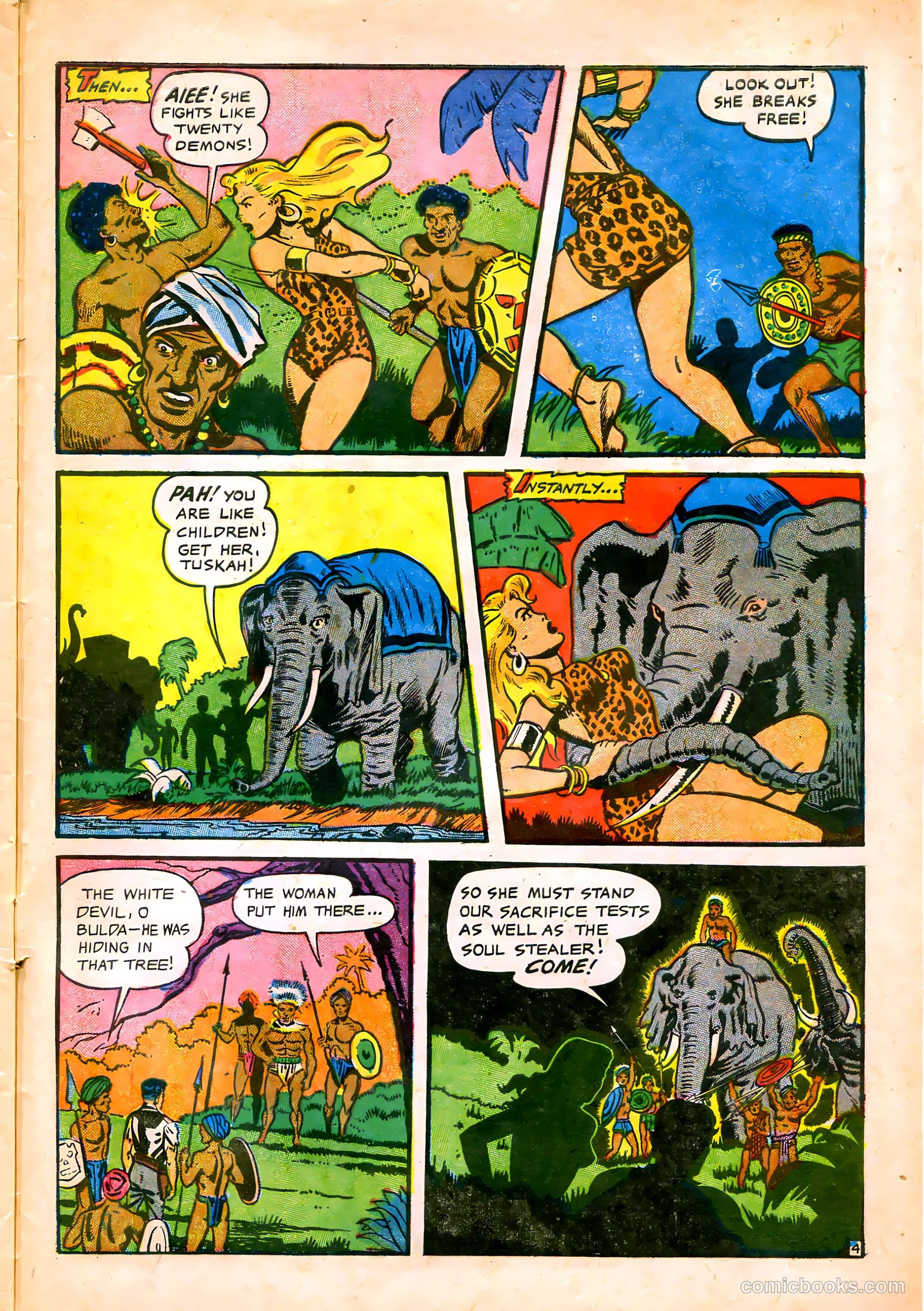Sheena, Queen of the Jungle #16 (1952) — page 31 of 36
