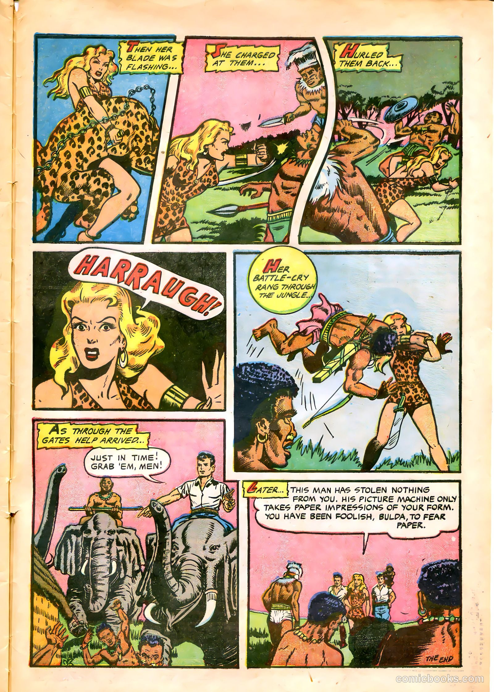 Sheena, Queen of the Jungle #16 (1952) — page 33 of 36