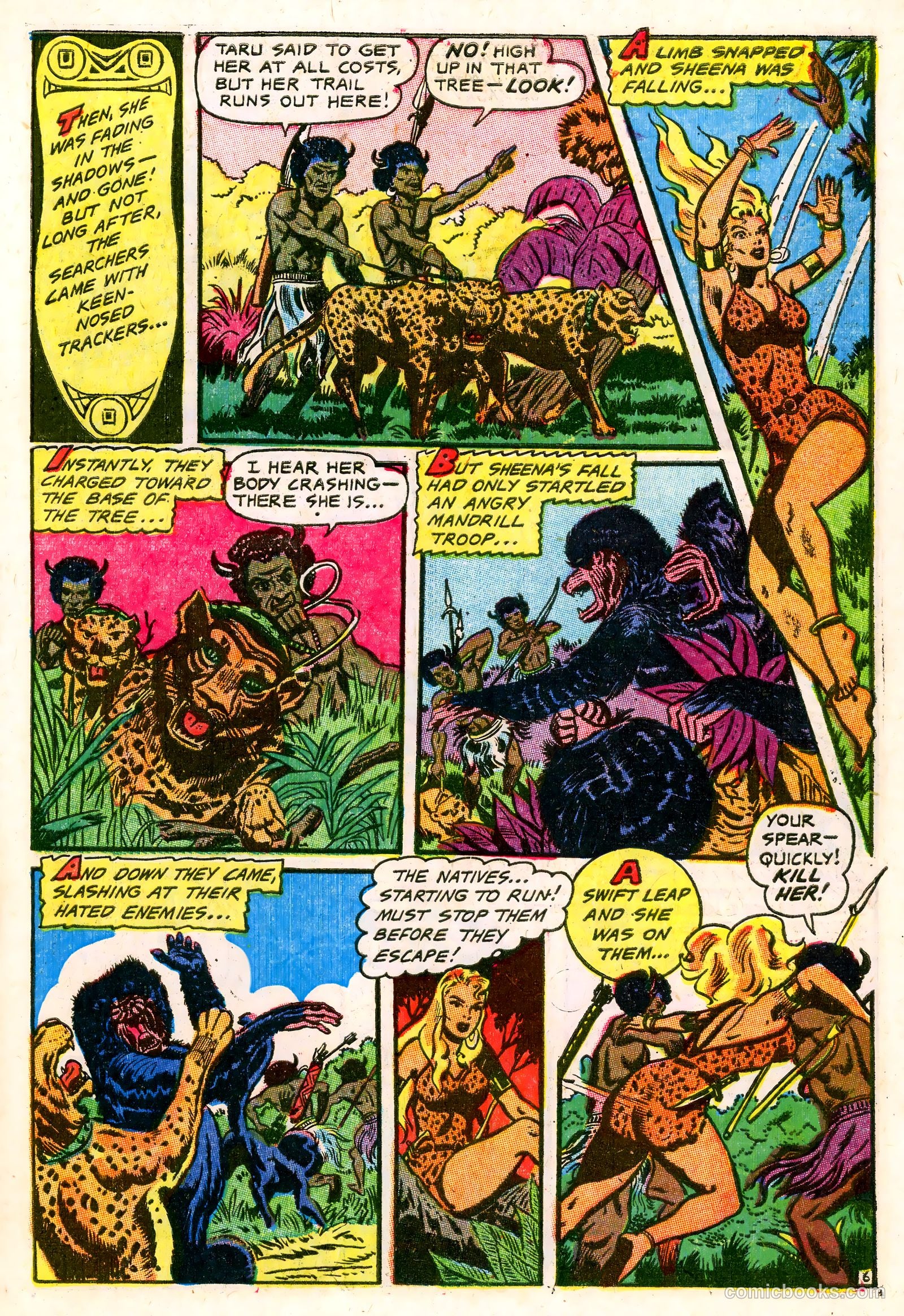 Sheena, Queen of the Jungle #17 (1952) — page 6 of 36