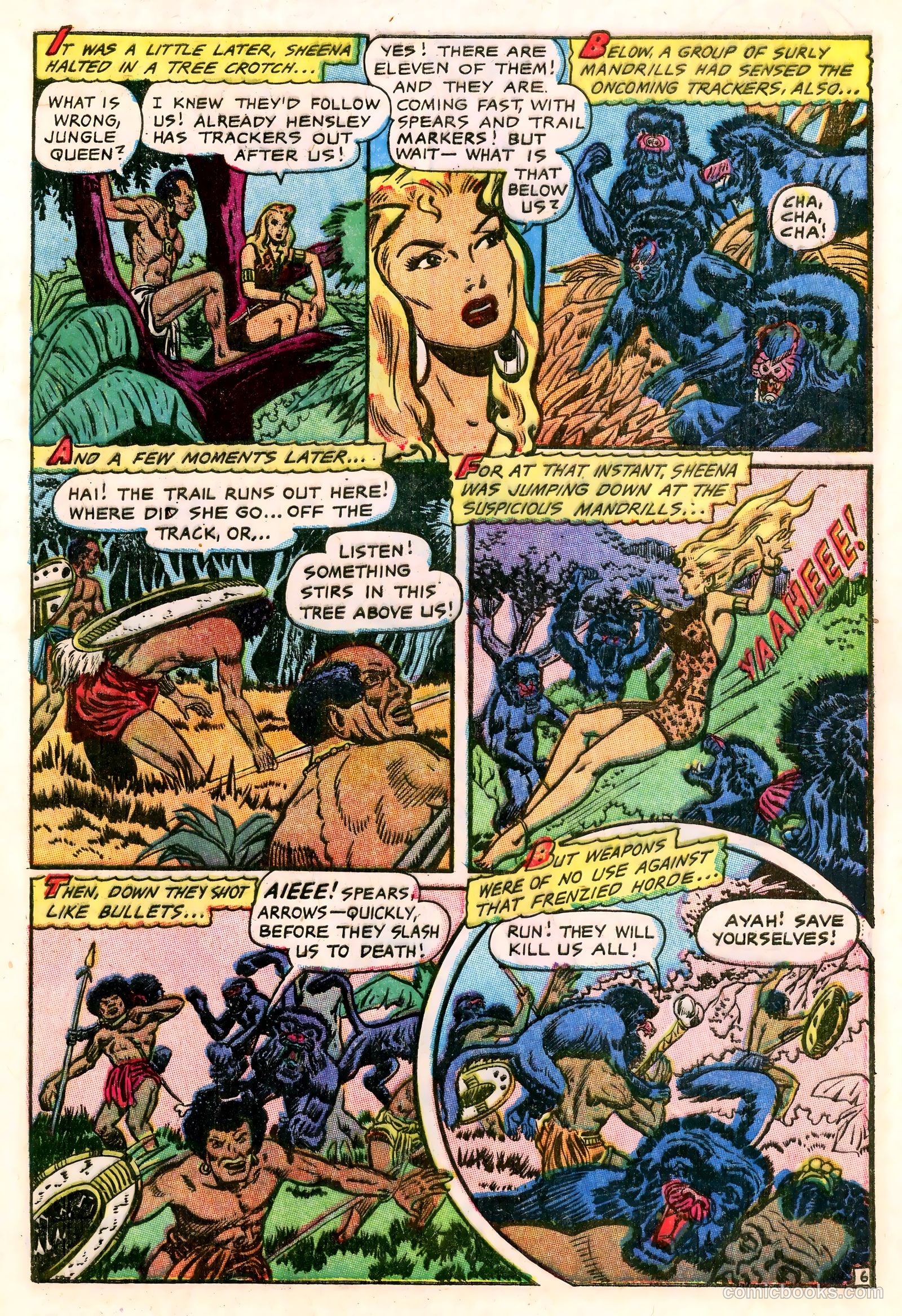 Sheena, Queen of the Jungle #17 (1952) — page 9 of 36