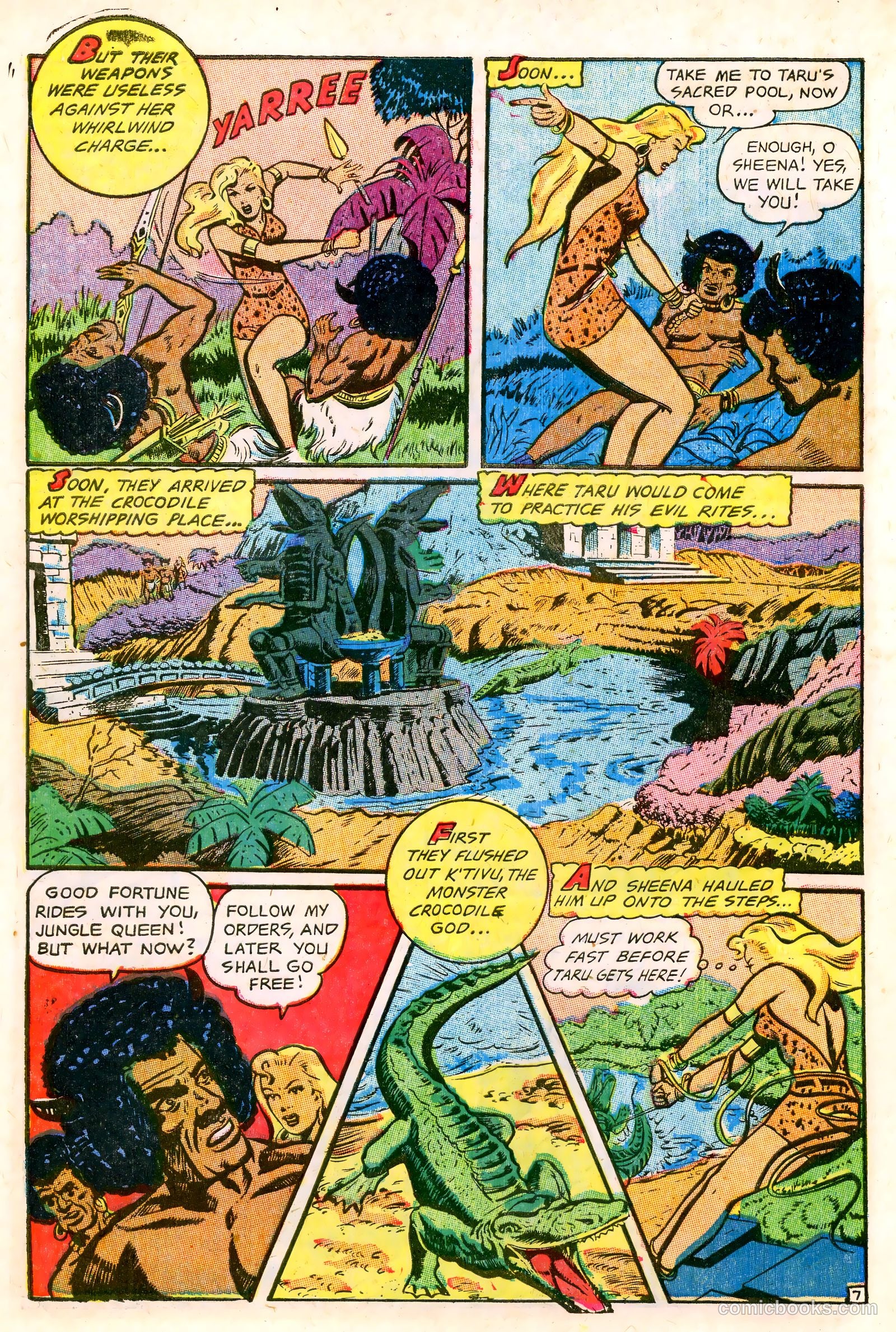 Sheena, Queen of the Jungle #17 (1952) — page 10 of 36