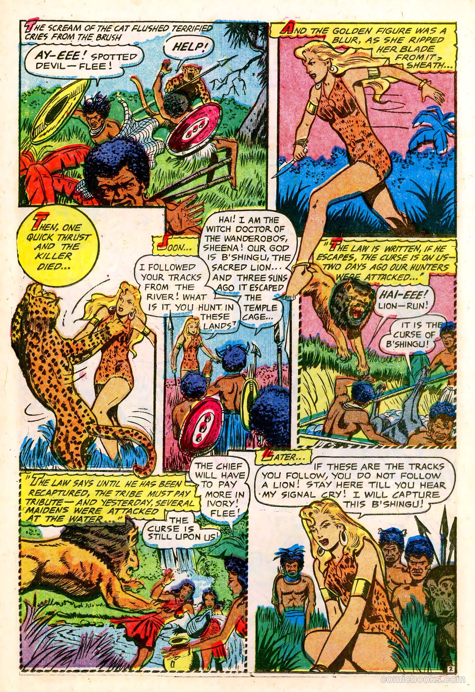 Sheena, Queen of the Jungle #17 (1952) — page 14 of 36