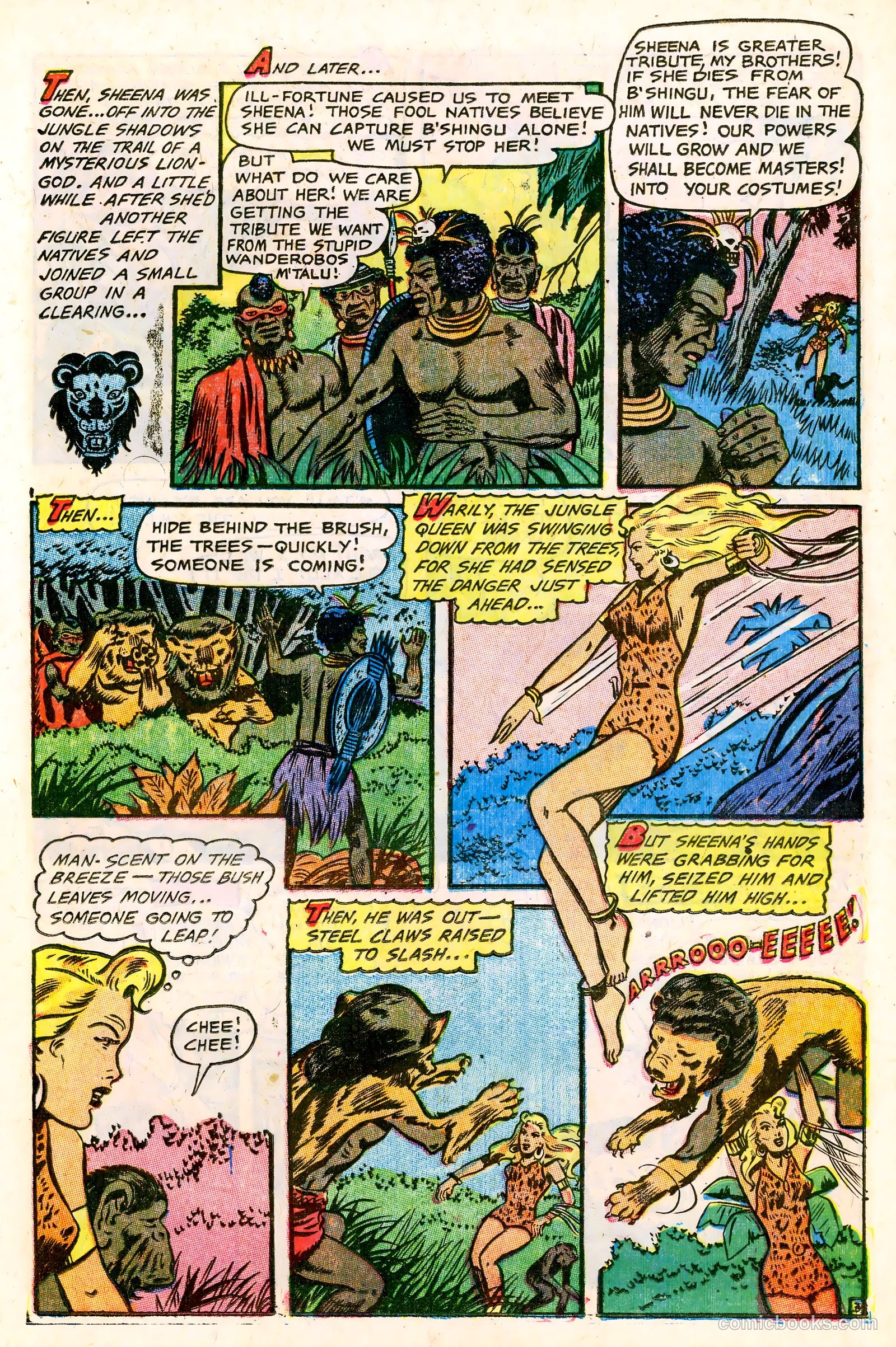 Sheena, Queen of the Jungle #17 (1952) — page 15 of 36