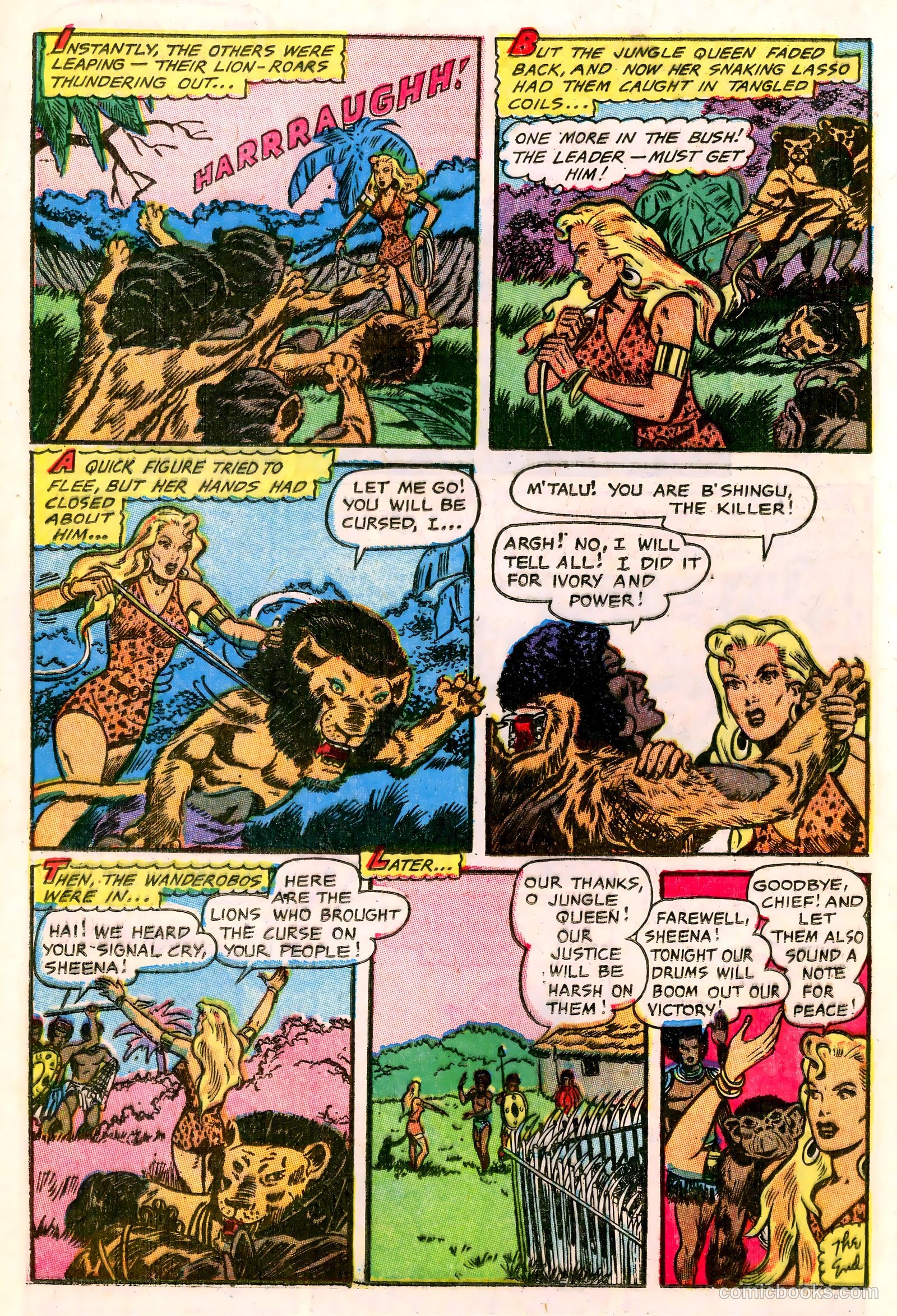 Sheena, Queen of the Jungle #17 (1952) — page 16 of 36