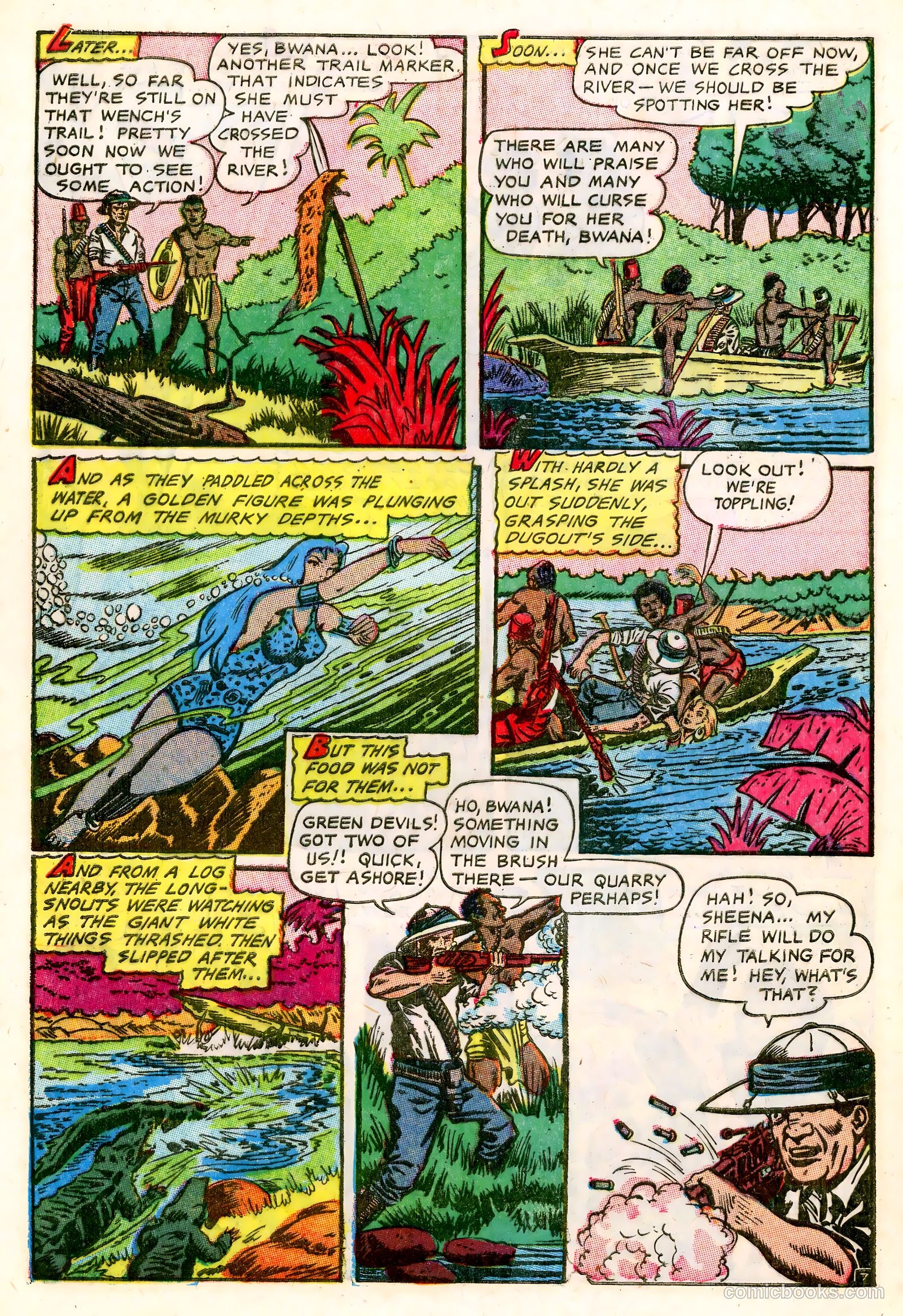 Sheena, Queen of the Jungle #17 (1952) — page 32 of 36