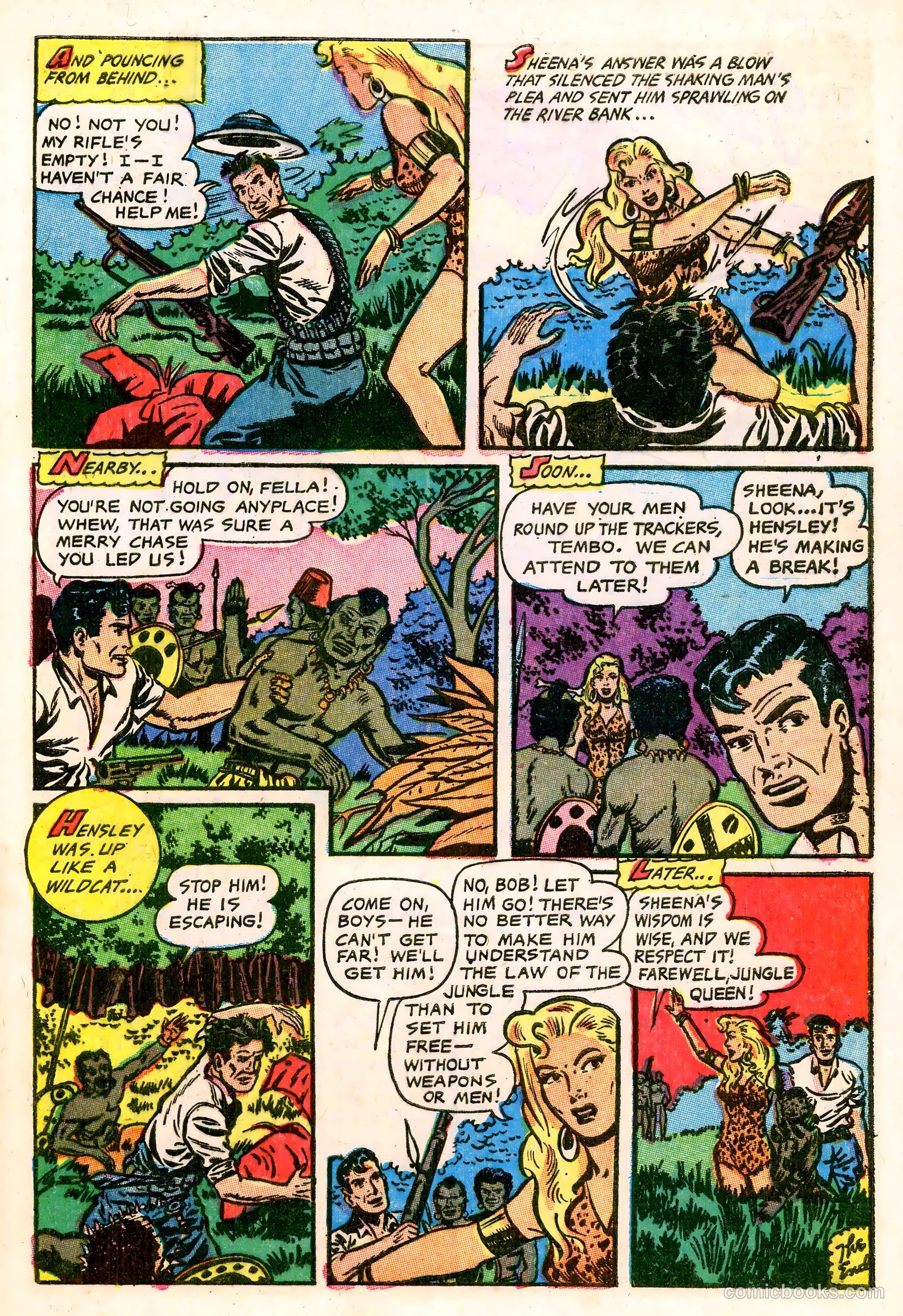 Sheena, Queen of the Jungle #17 (1952) — page 33 of 36
