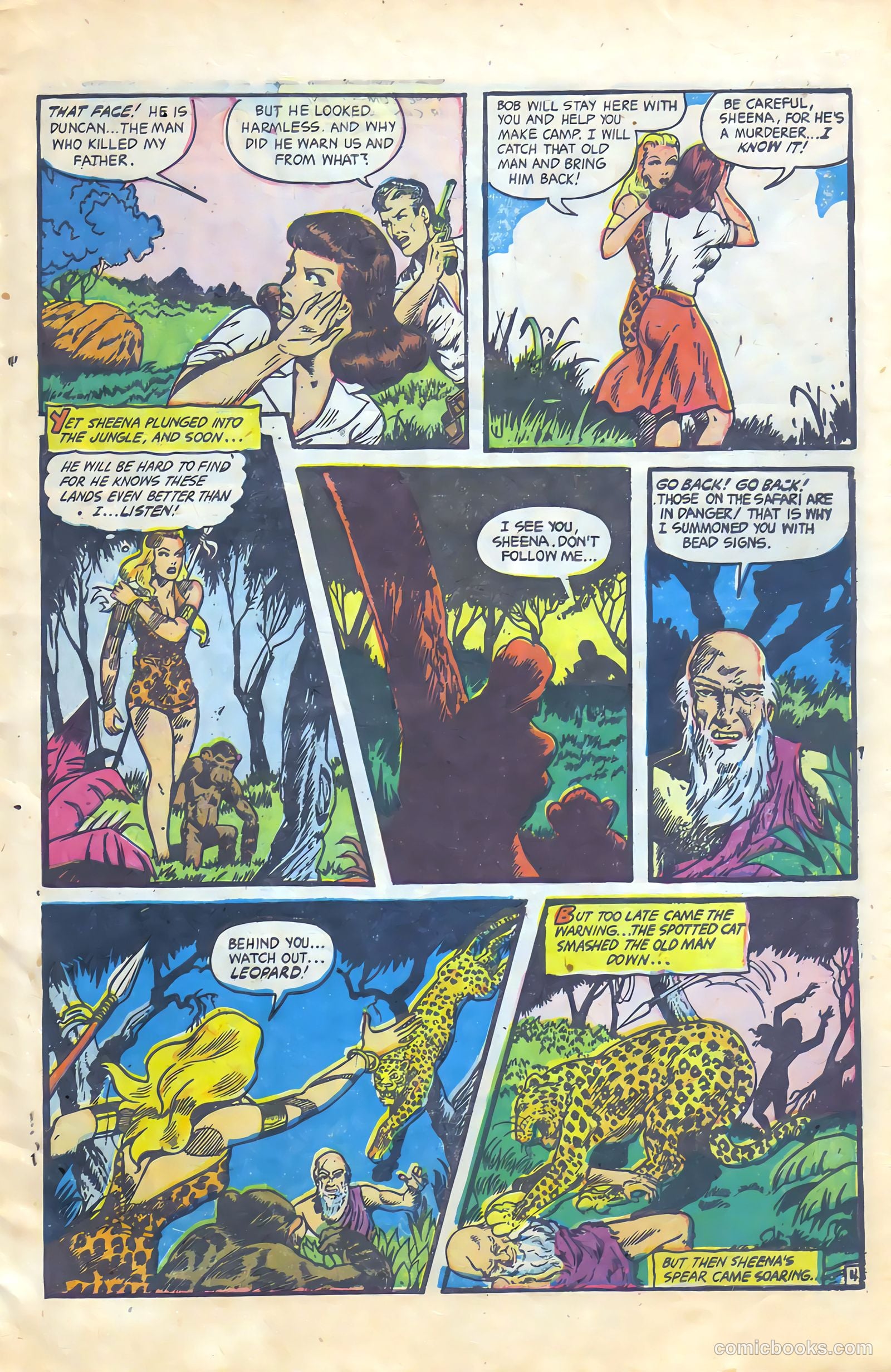 Sheena, Queen of the Jungle #18 (1952) — page 8 of 37