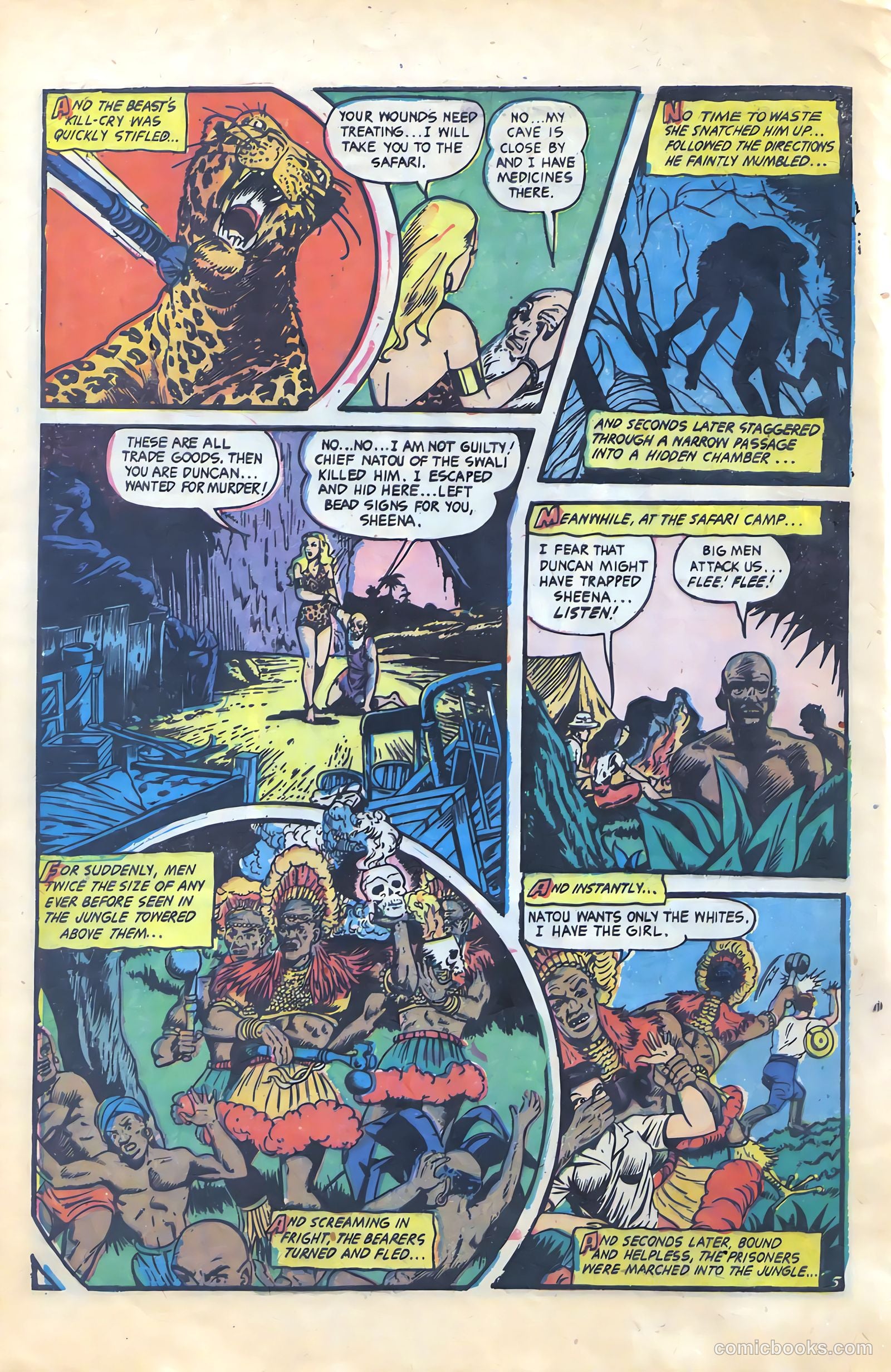 Sheena, Queen of the Jungle #18 (1952) — page 9 of 37