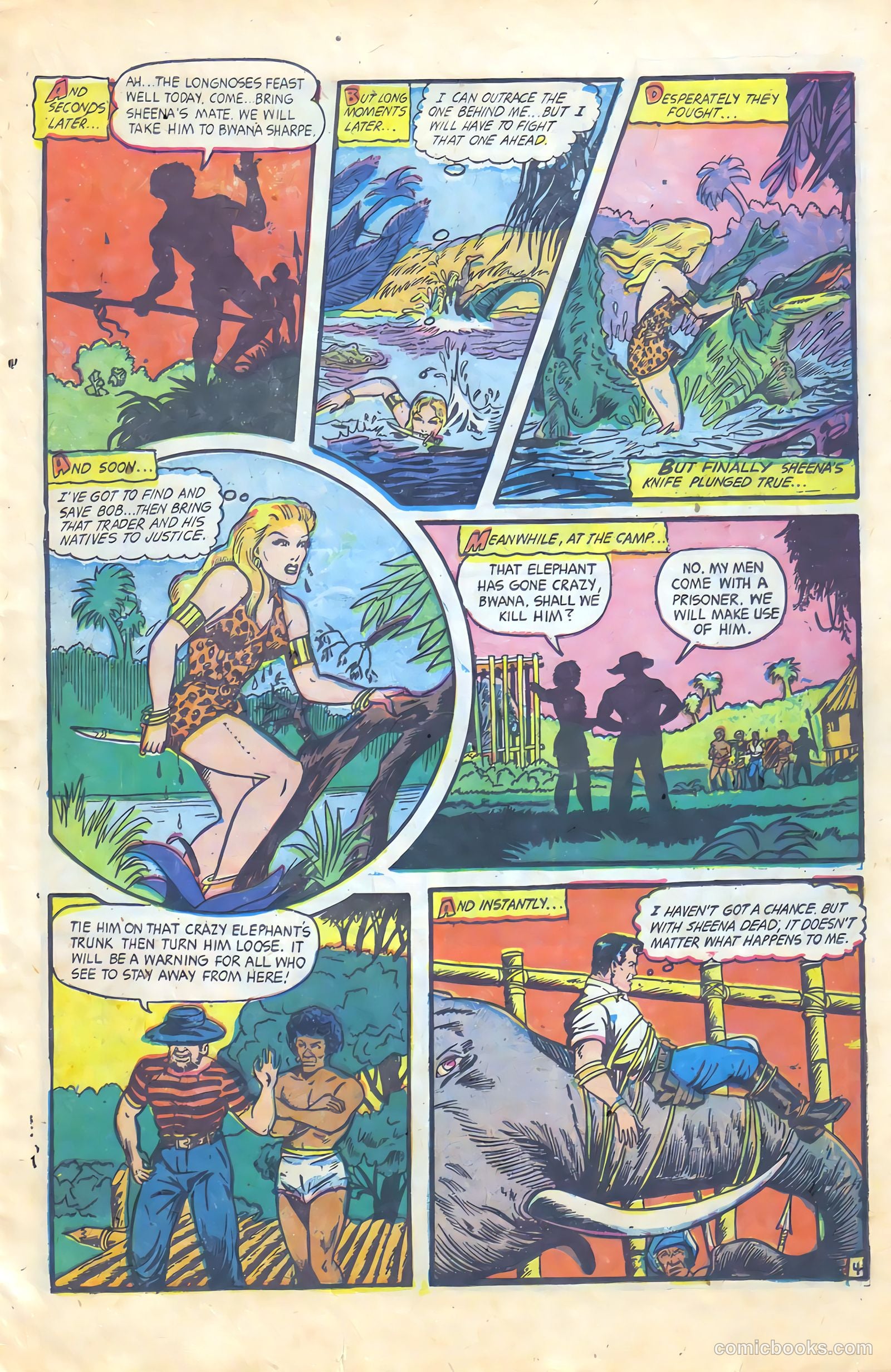 Sheena, Queen of the Jungle #18 (1952) — page 16 of 37