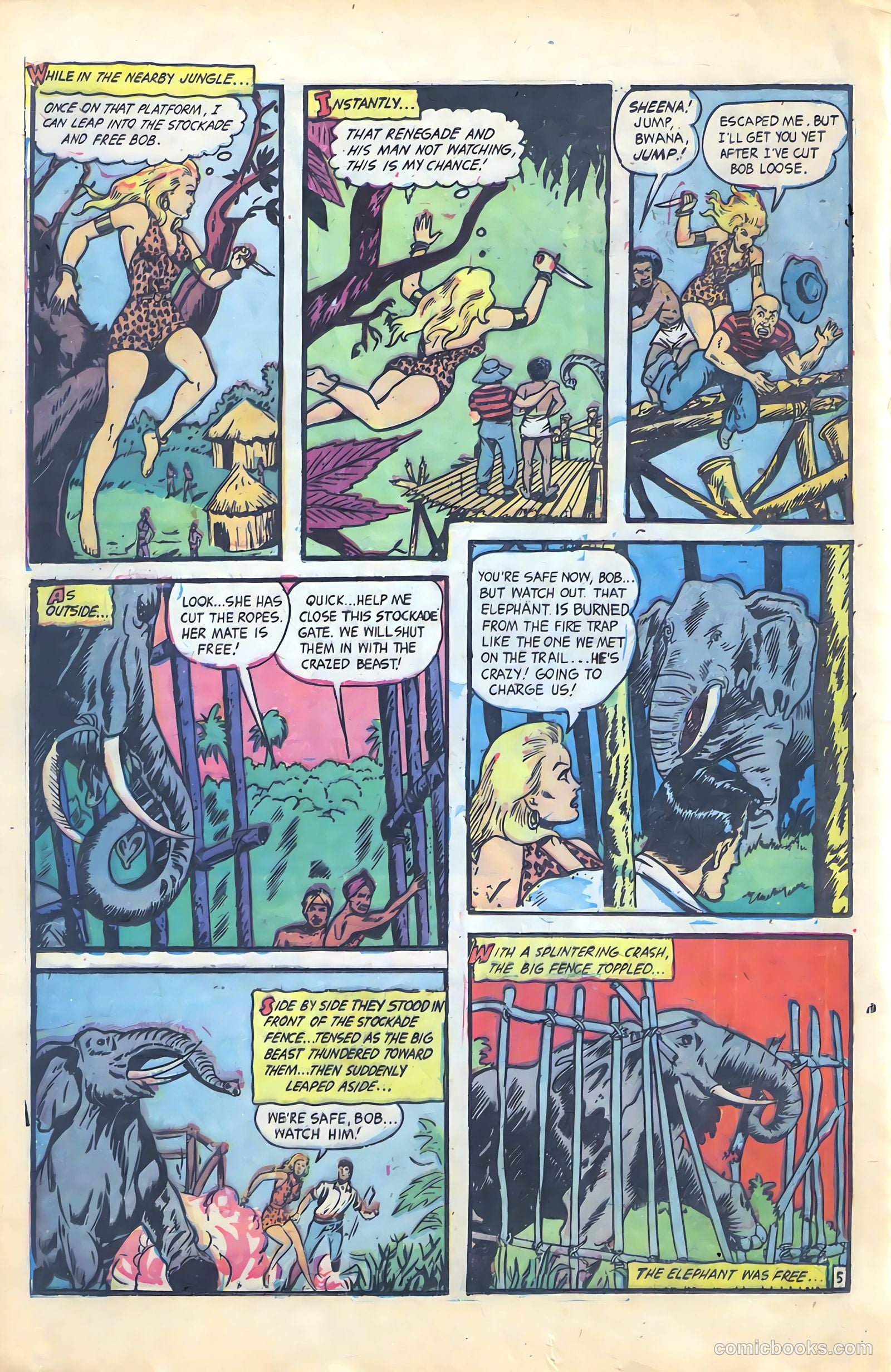 Sheena, Queen of the Jungle #18 (1952) — page 17 of 37
