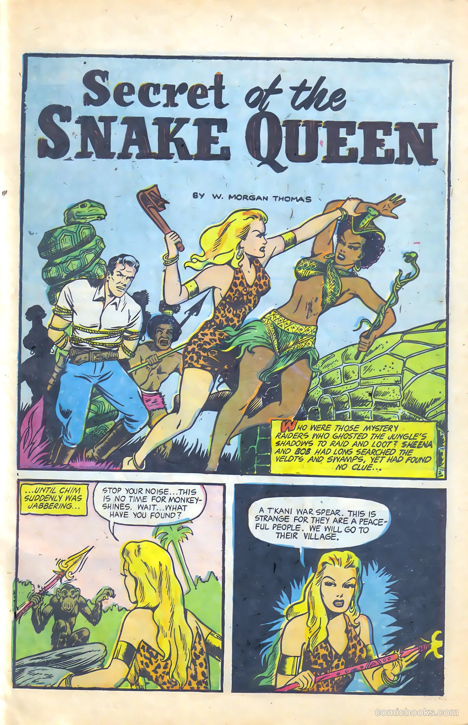 Sheena, Queen of the Jungle #18 (1952) — page 28 of 37