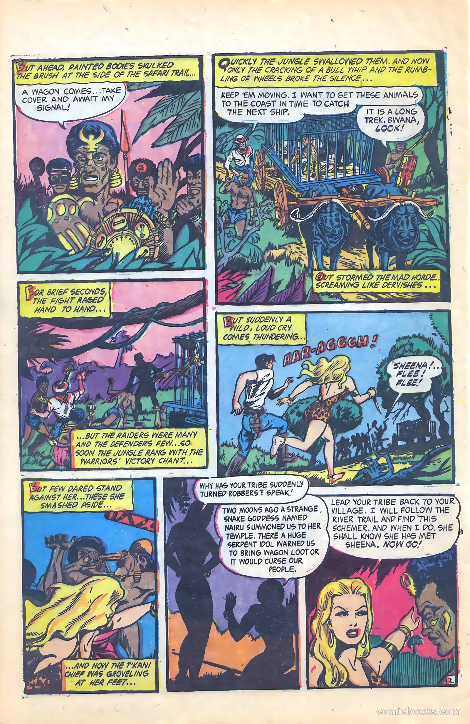 Sheena, Queen of the Jungle #18 (1952) — page 29 of 37