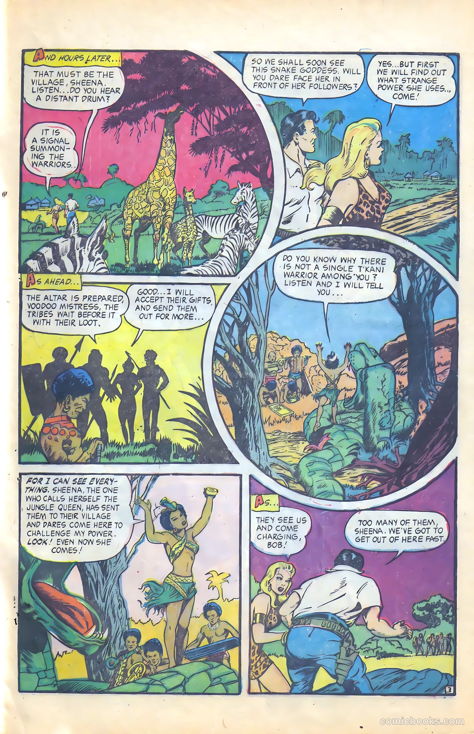 Sheena, Queen of the Jungle #18 (1952) — page 30 of 37
