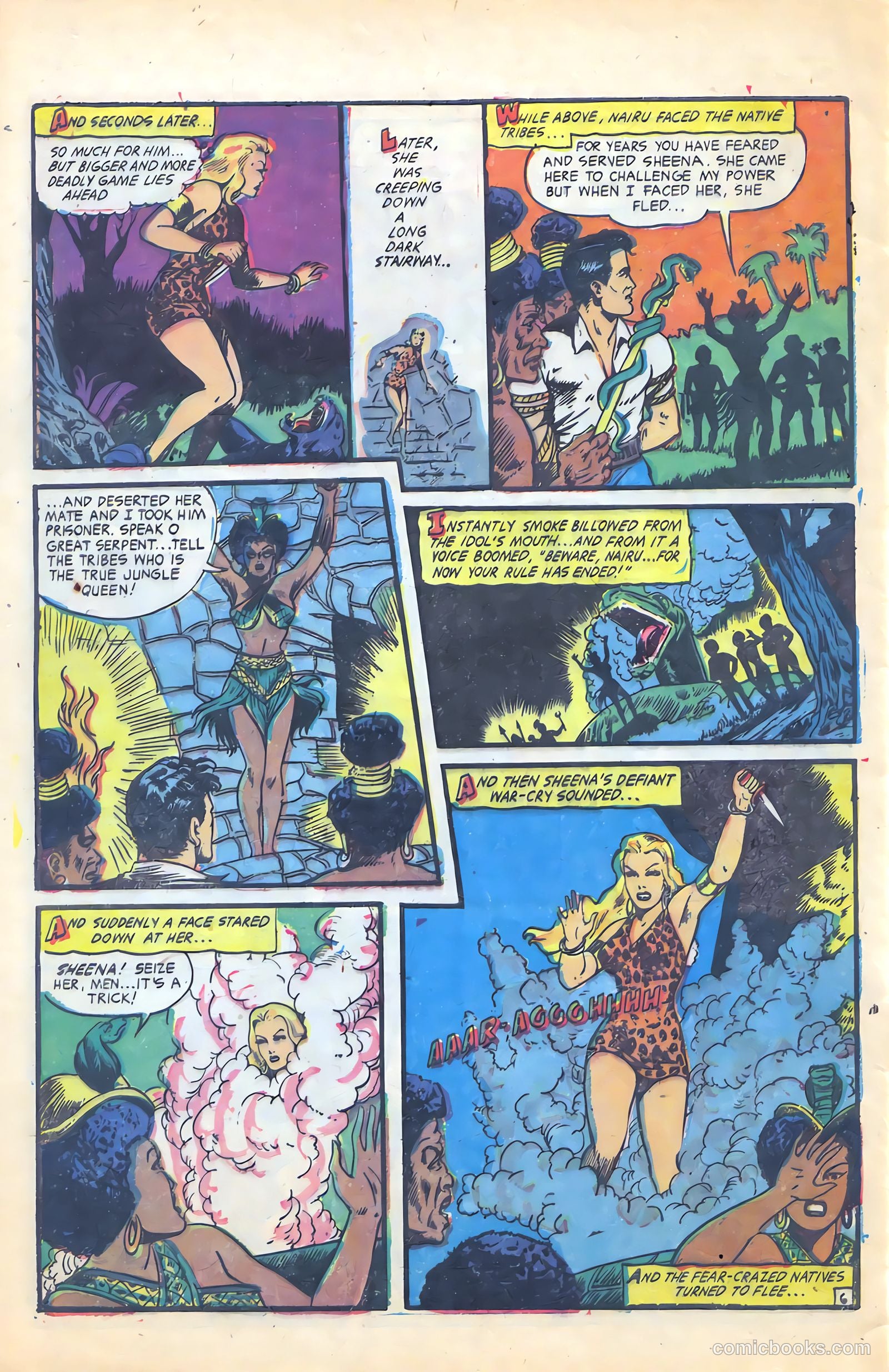 Sheena, Queen of the Jungle #18 (1952) — page 33 of 37