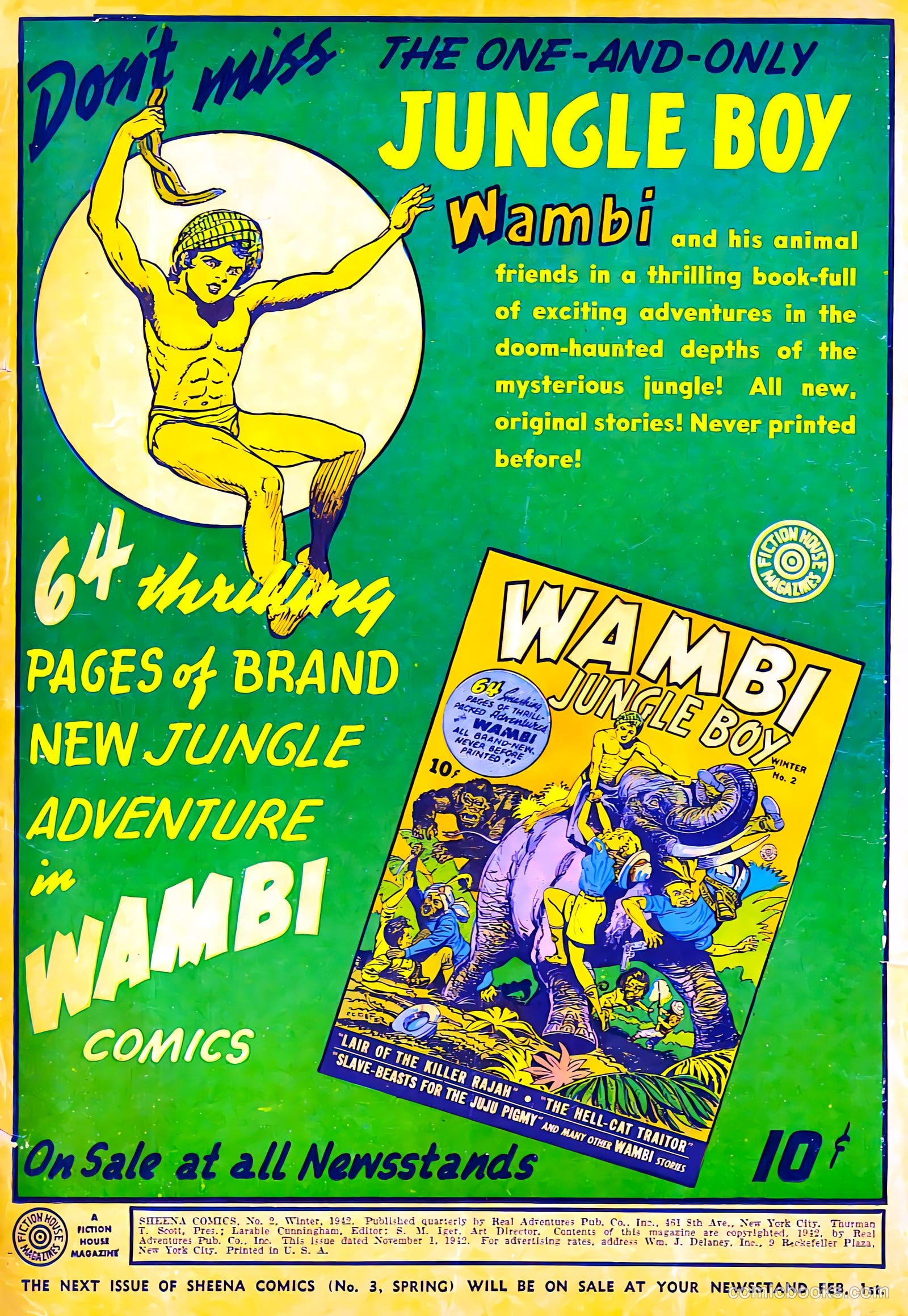 Sheena, Queen of the Jungle #2 (1942) — page 2 of 68