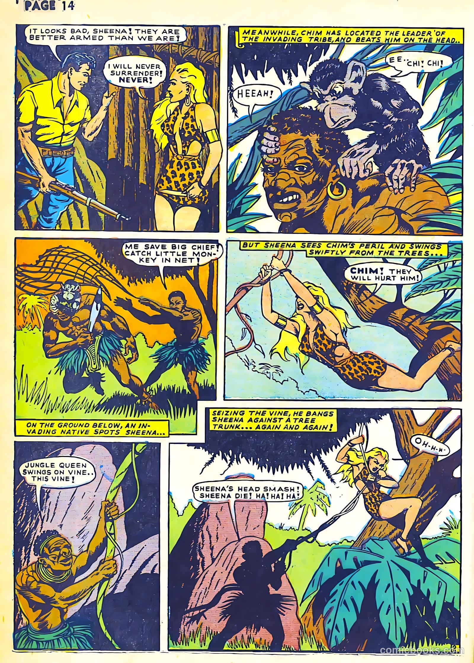 Sheena, Queen of the Jungle #2 (1942) — page 16 of 68