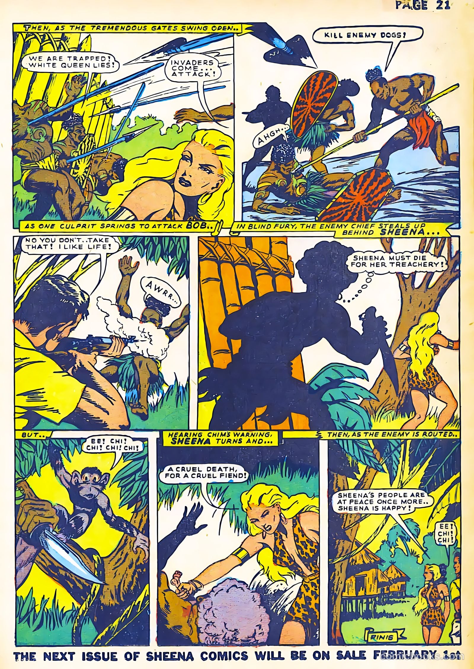 Sheena, Queen of the Jungle #2 (1942) — page 23 of 68