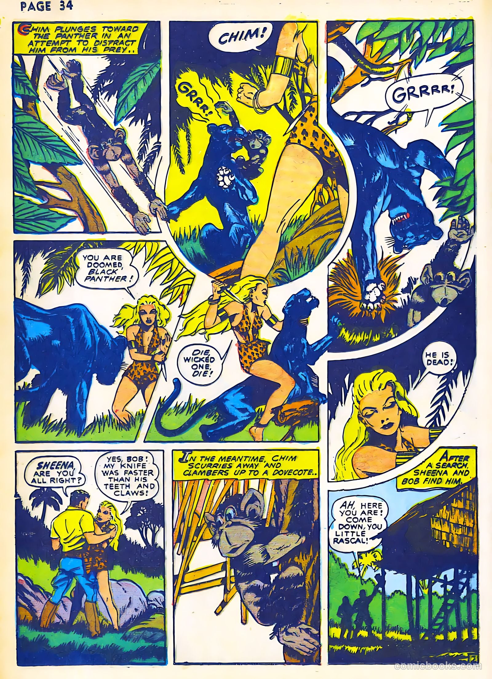 Sheena, Queen of the Jungle #2 (1942) — page 36 of 68