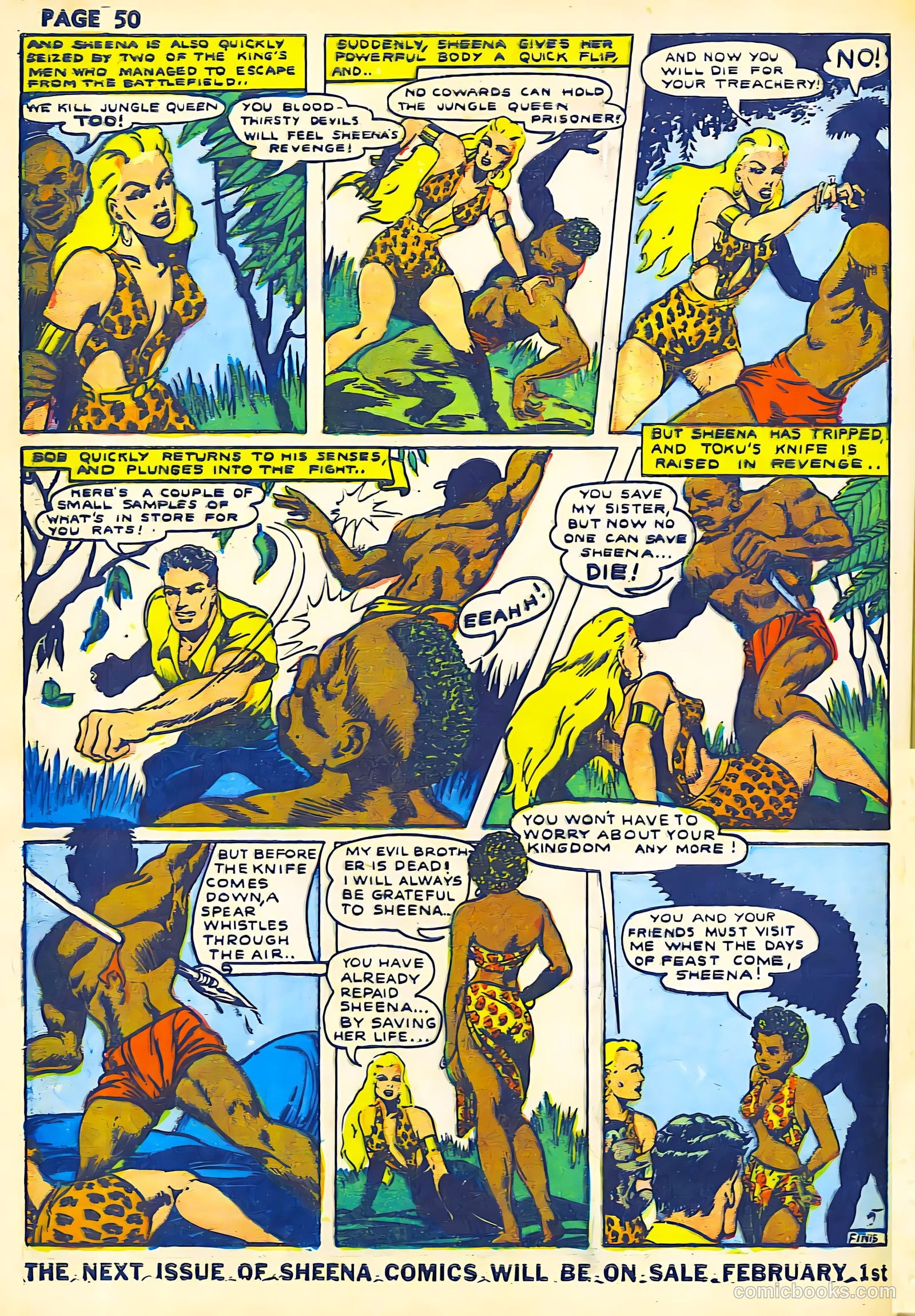 Sheena, Queen of the Jungle #2 (1942) — page 52 of 68
