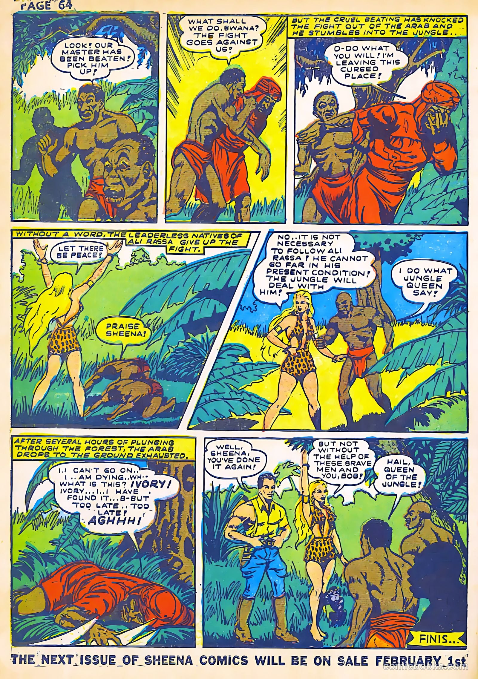Sheena, Queen of the Jungle #2 (1942) — page 66 of 68
