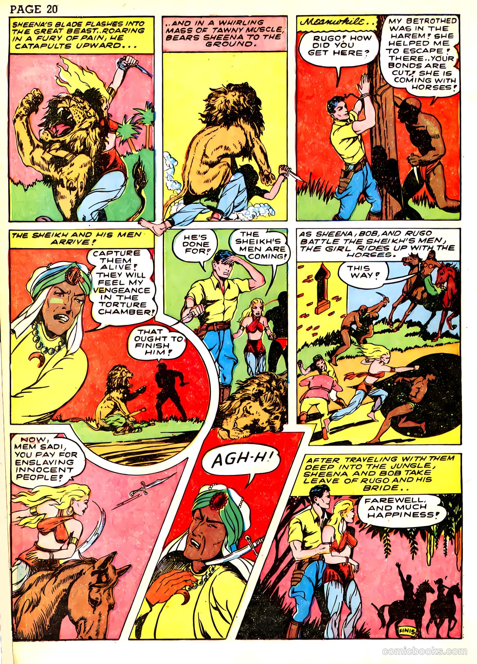 Sheena, Queen of the Jungle #3 (1943) — page 23 of 70