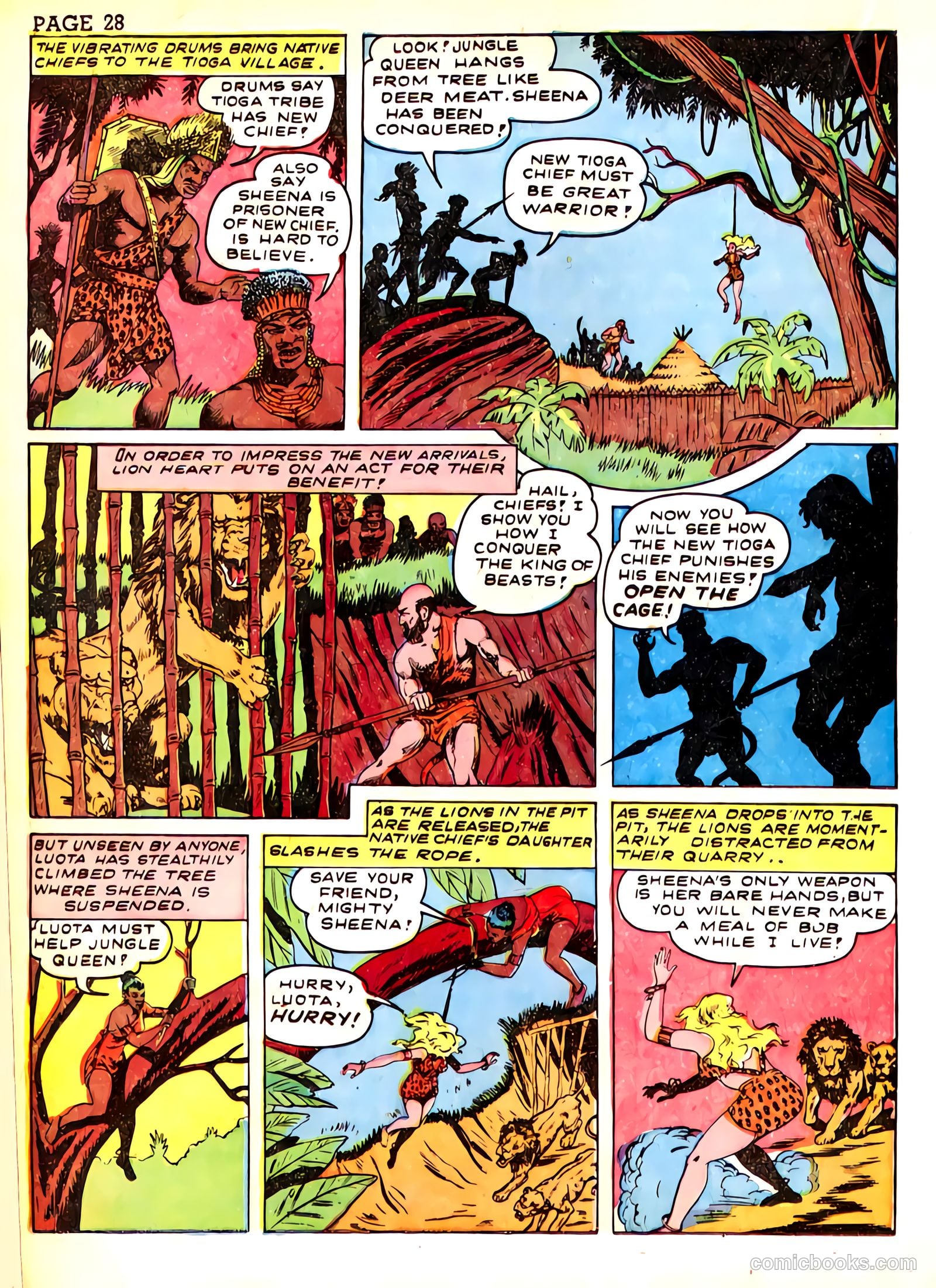 Sheena, Queen of the Jungle #3 (1943) — page 31 of 70