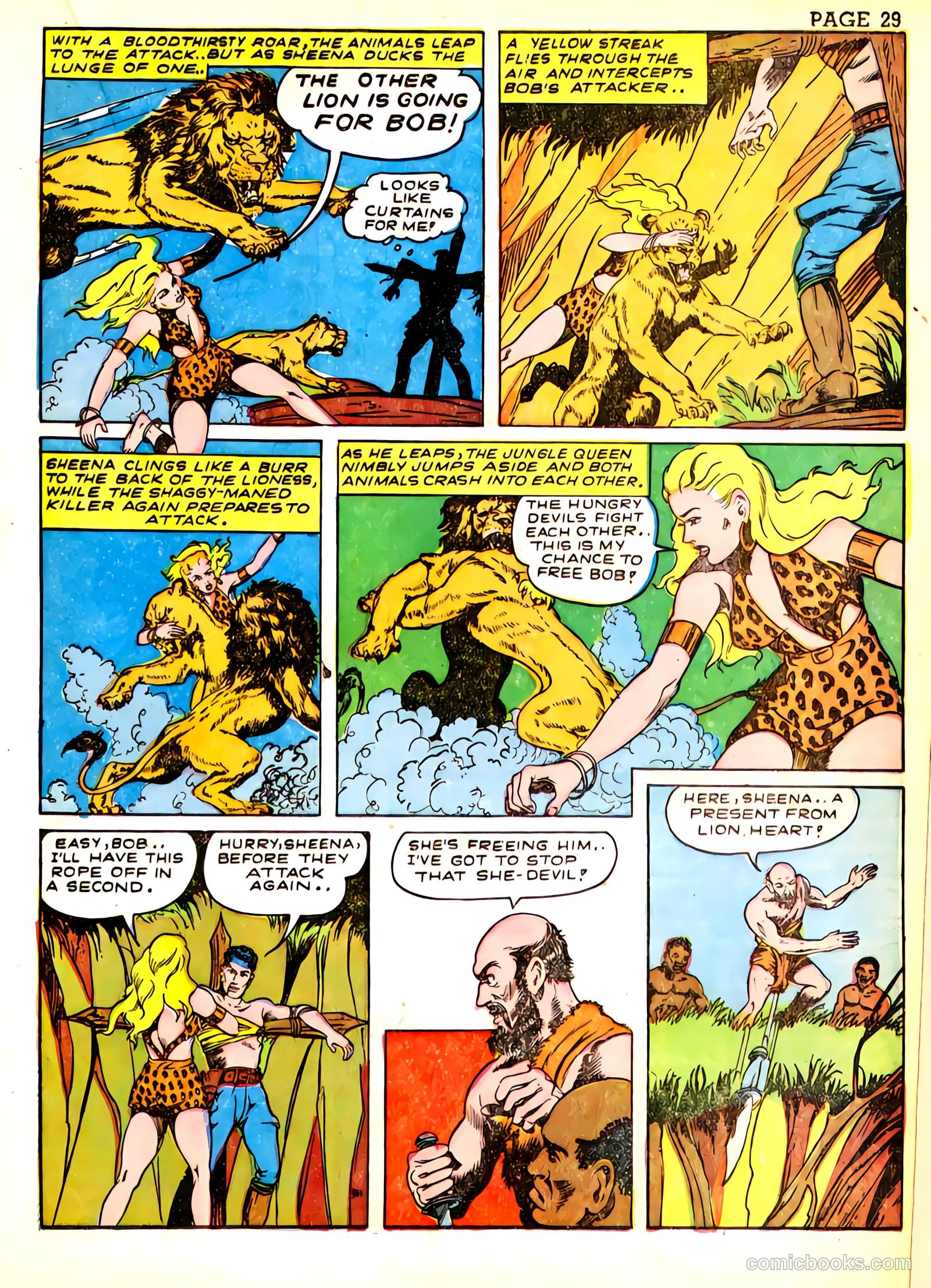 Sheena, Queen of the Jungle #3 (1943) — page 32 of 70