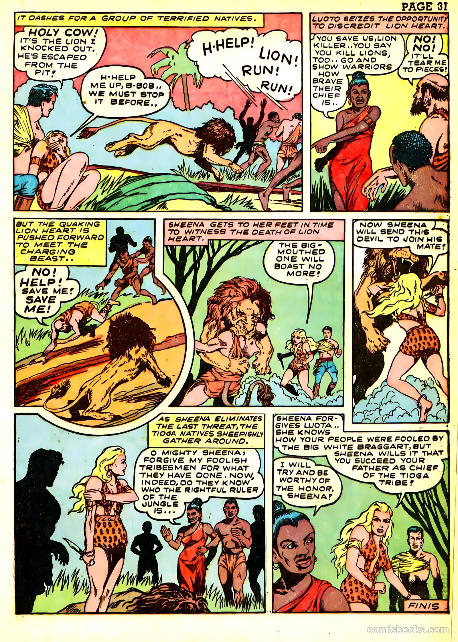 Sheena, Queen of the Jungle #3 (1943) — page 34 of 70