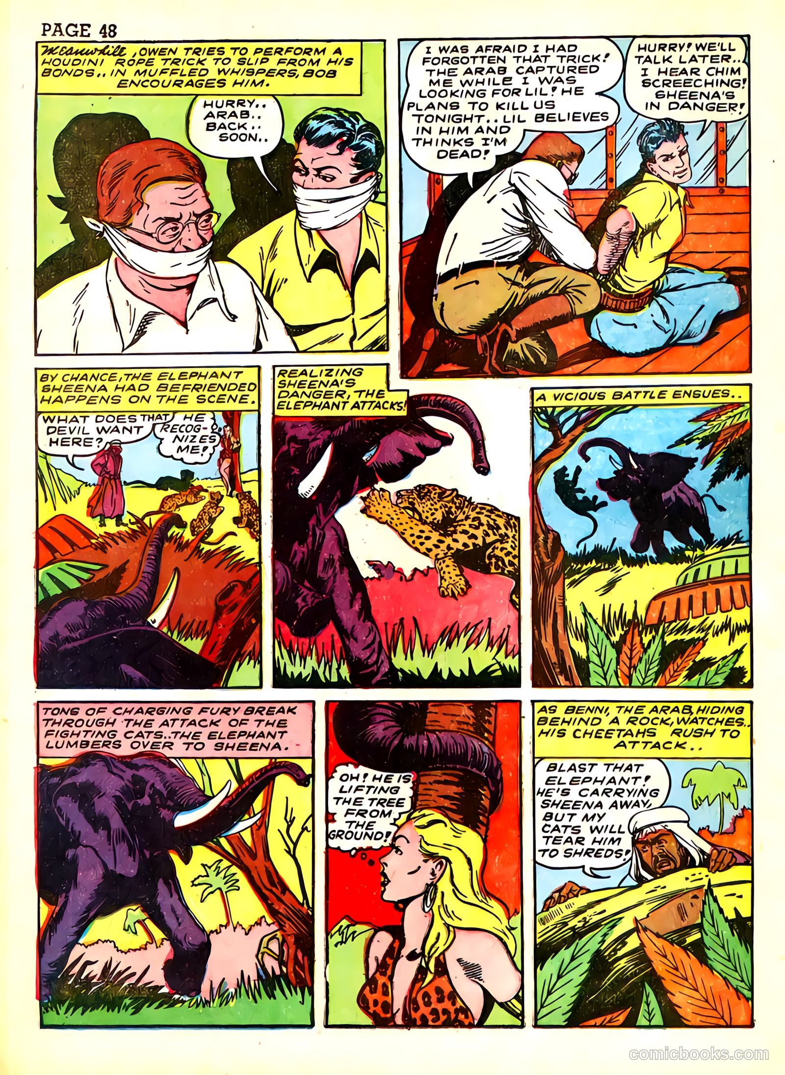 Sheena, Queen of the Jungle #3 (1943) — page 51 of 70