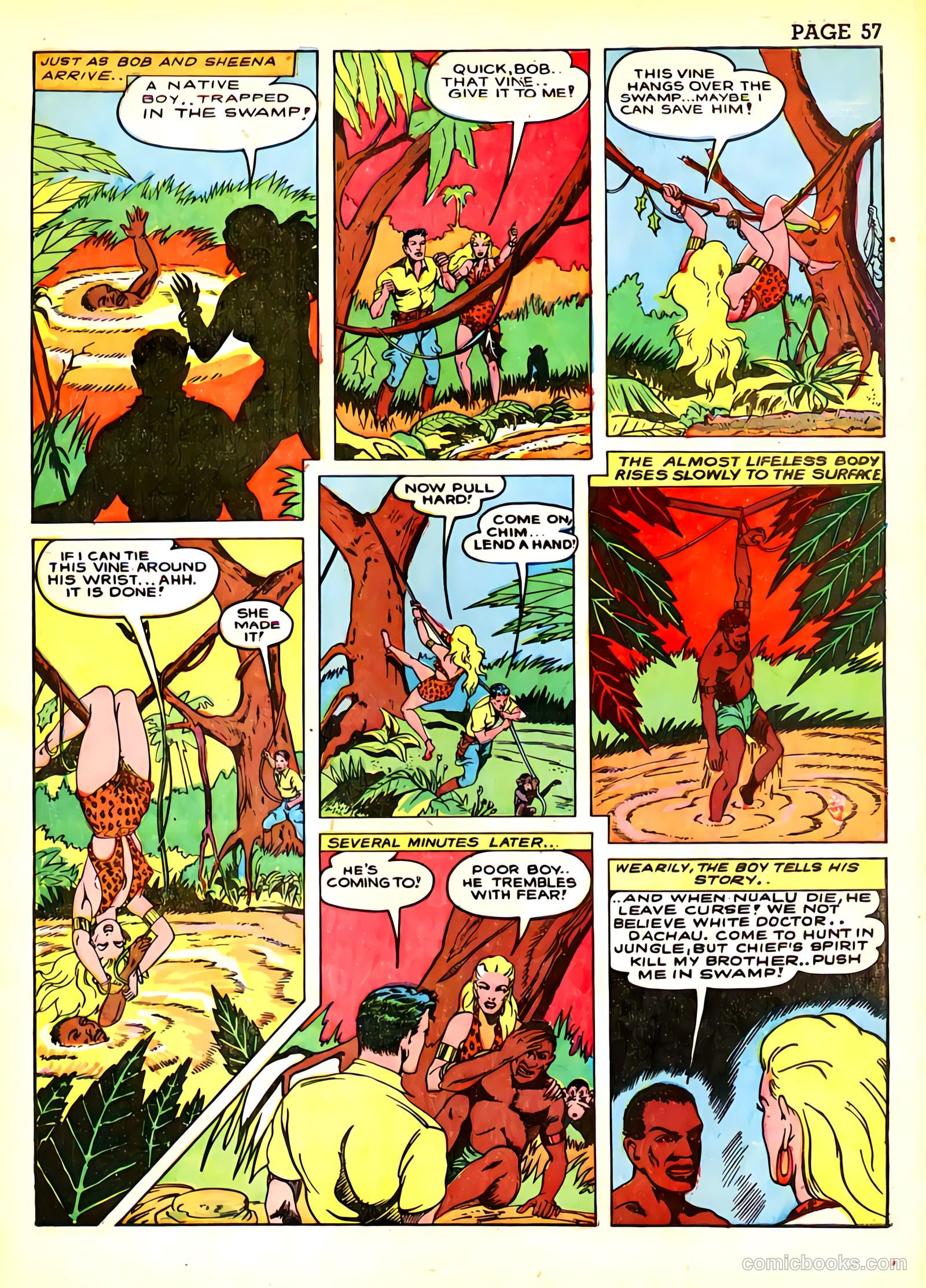 Sheena, Queen of the Jungle #3 (1943) — page 60 of 70