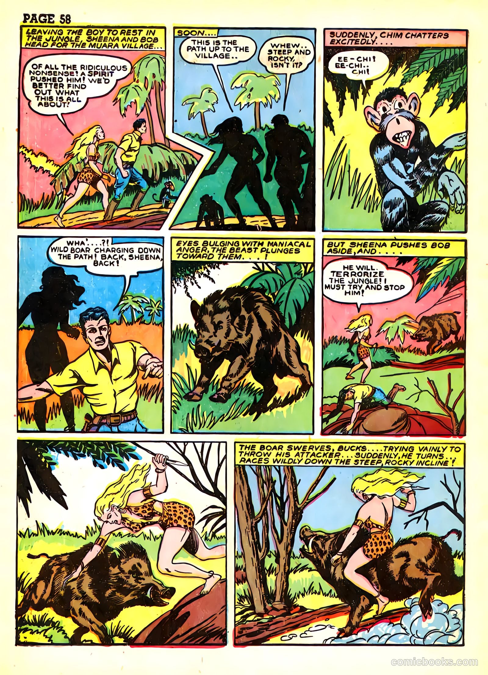 Sheena, Queen of the Jungle #3 (1943) — page 61 of 70