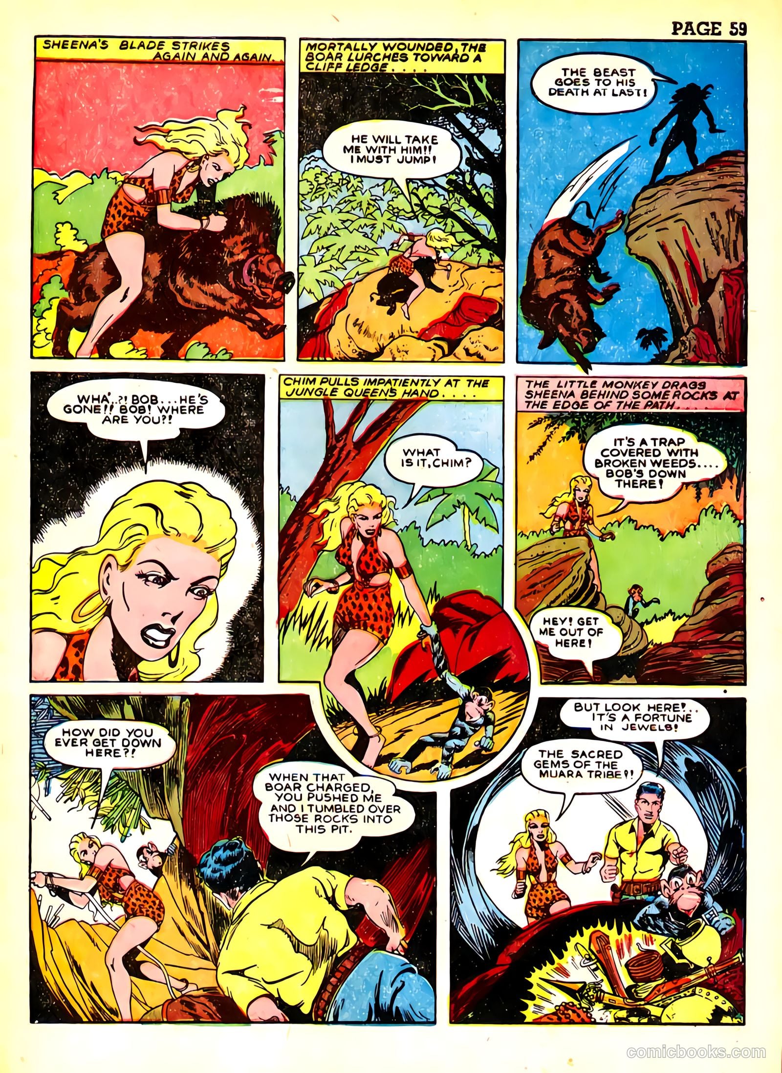 Sheena, Queen of the Jungle #3 (1943) — page 62 of 70