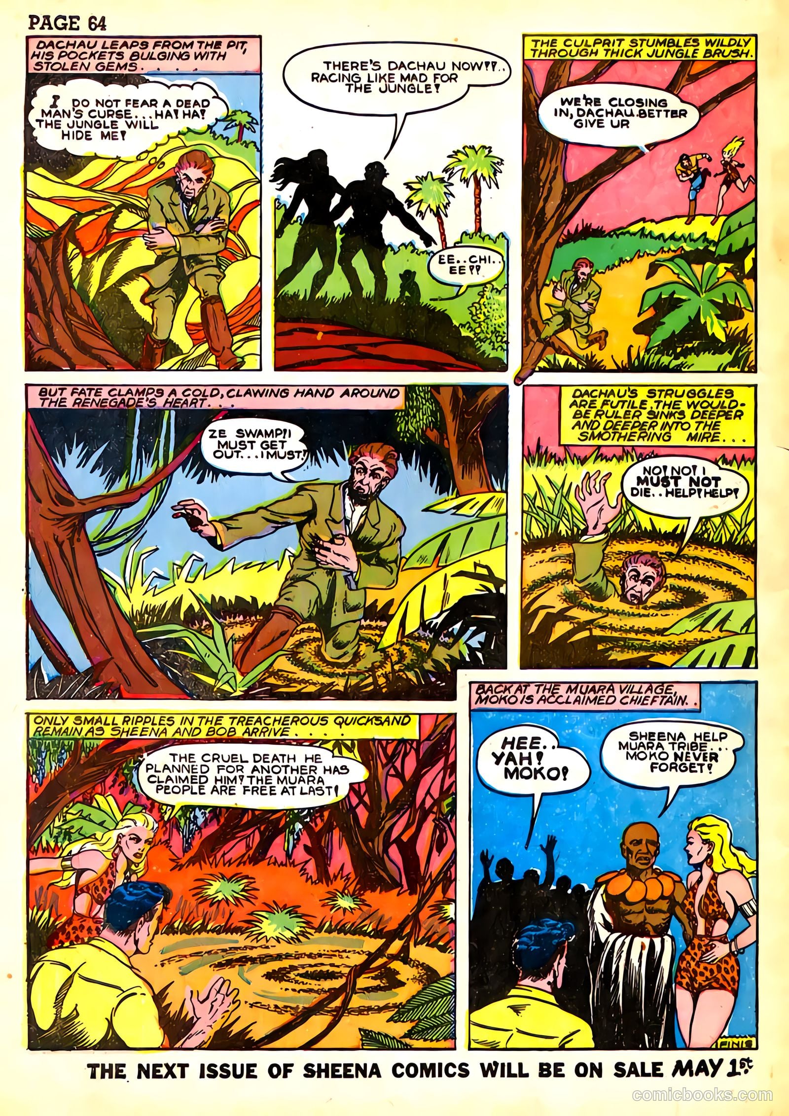Sheena, Queen of the Jungle #3 (1943) — page 68 of 70