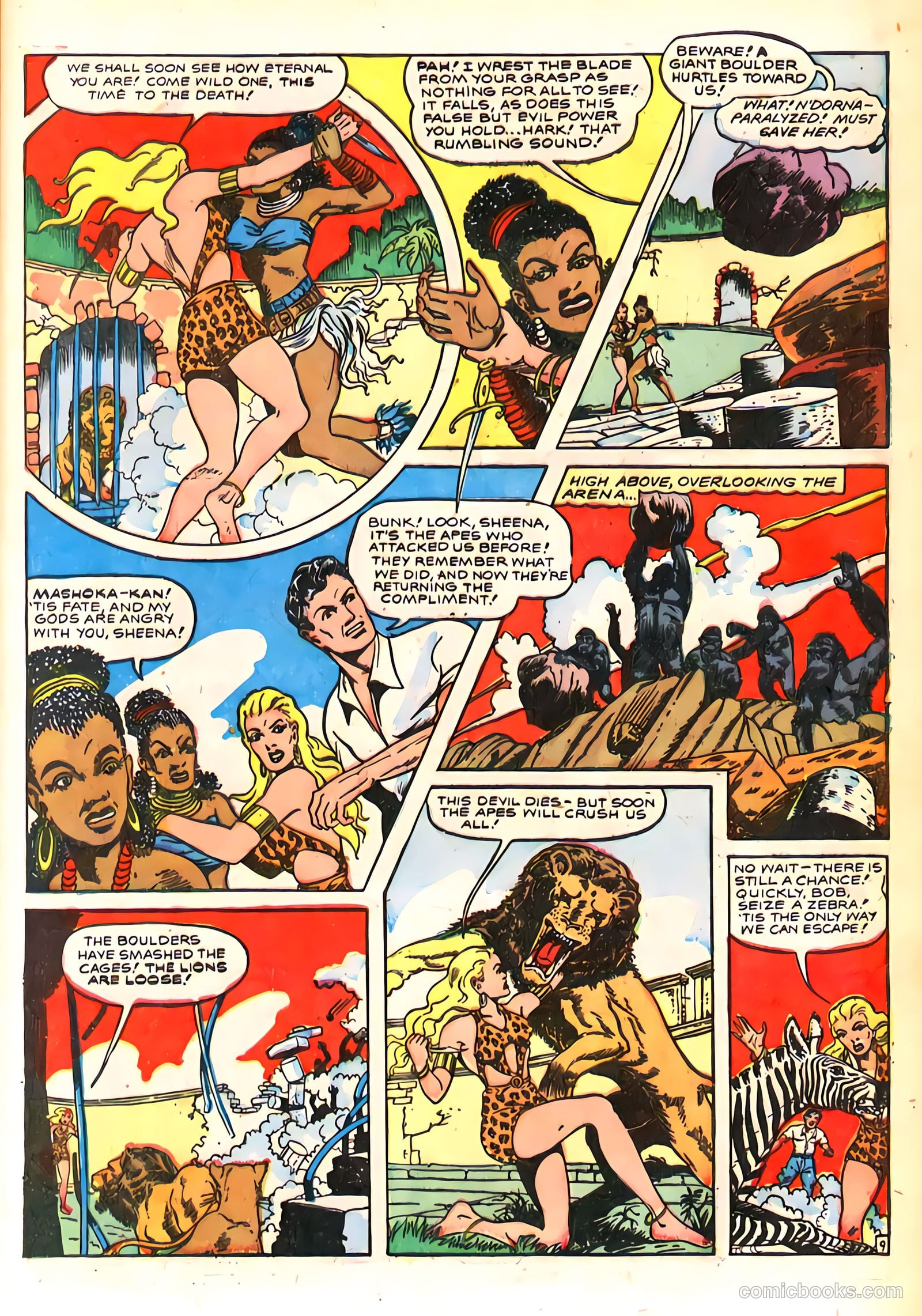 Sheena, Queen of the Jungle #4 (1948) — page 12 of 54