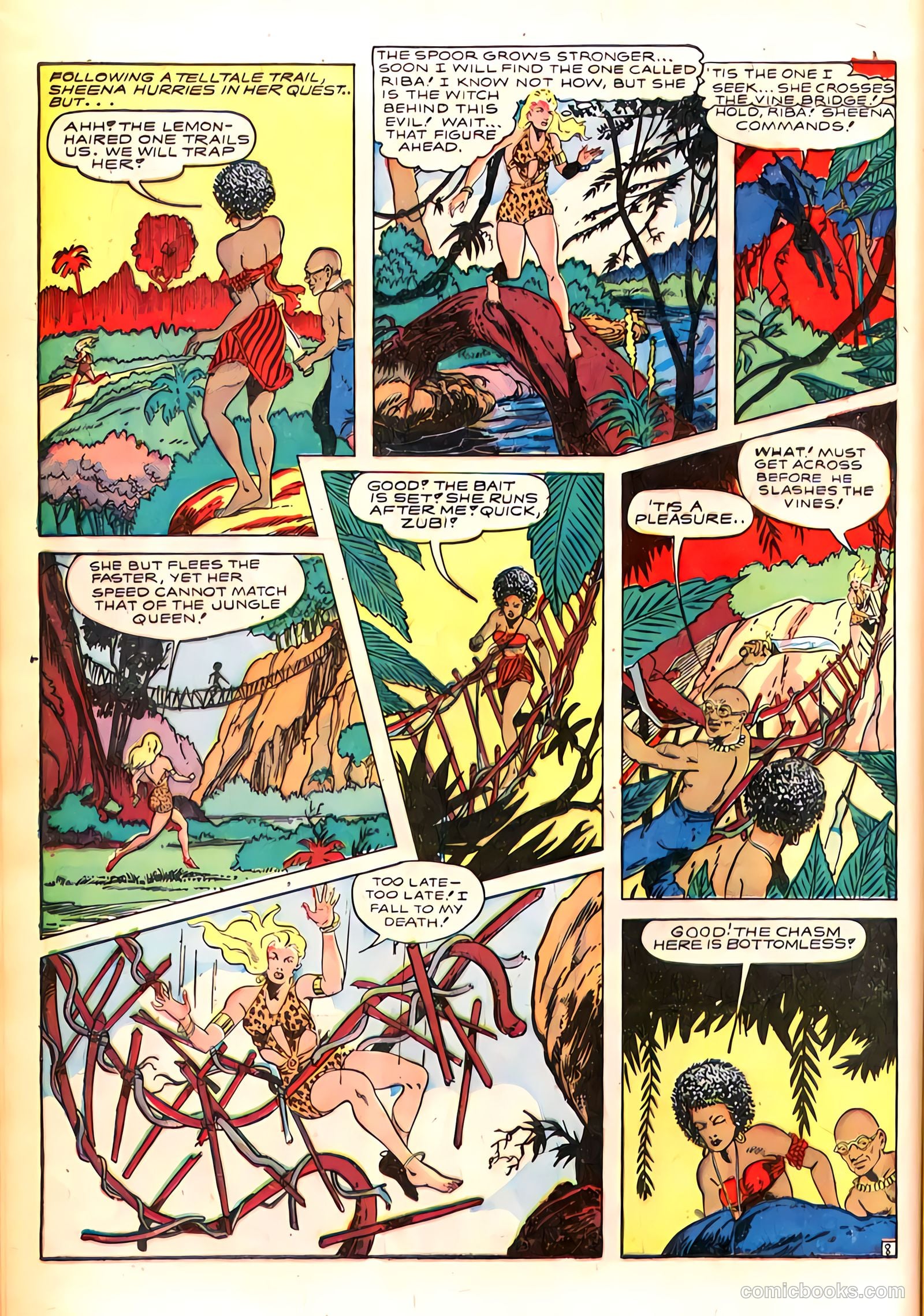 Sheena, Queen of the Jungle #4 (1948) — page 21 of 54