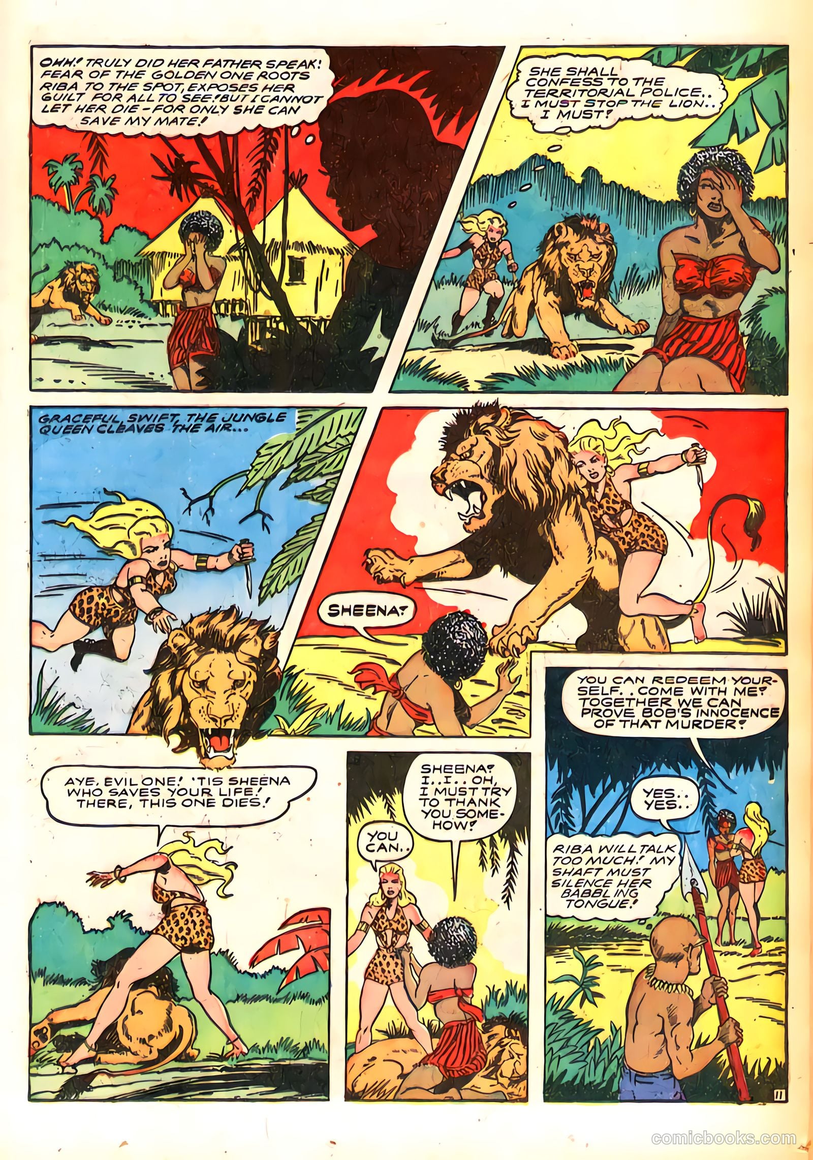 Sheena, Queen of the Jungle #4 (1948) — page 24 of 54