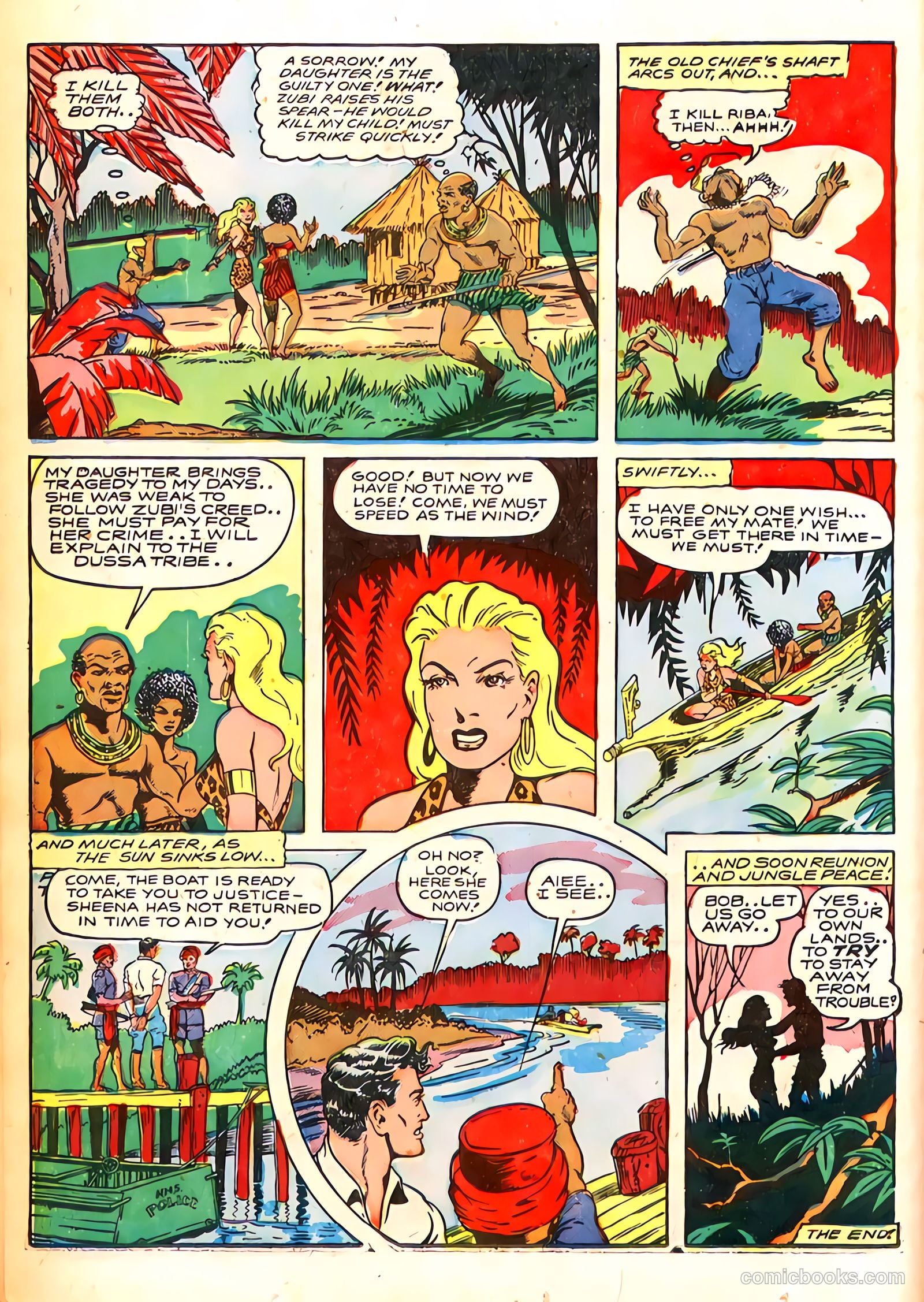 Sheena, Queen of the Jungle #4 (1948) — page 25 of 54