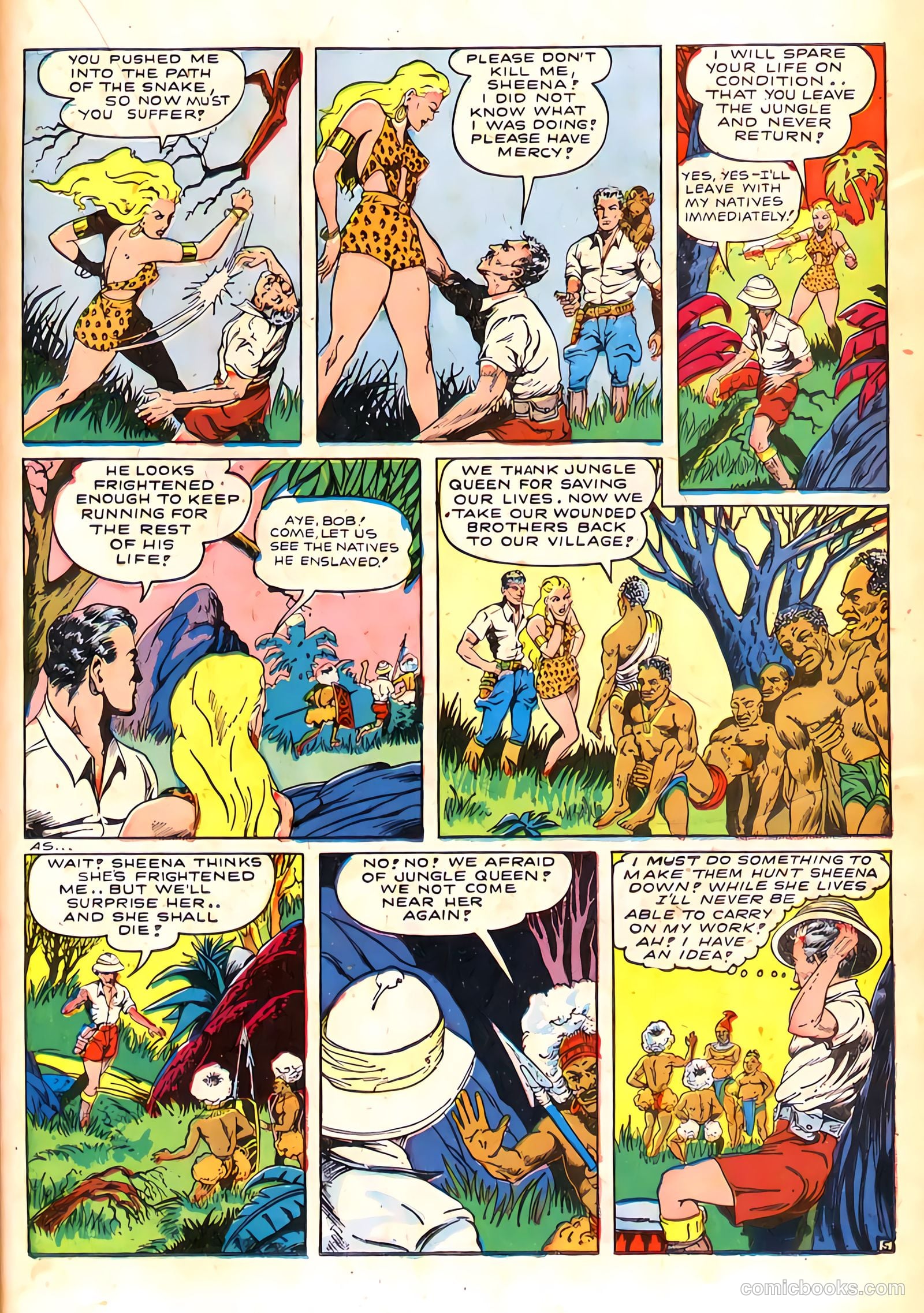 Sheena, Queen of the Jungle #4 (1948) — page 32 of 54