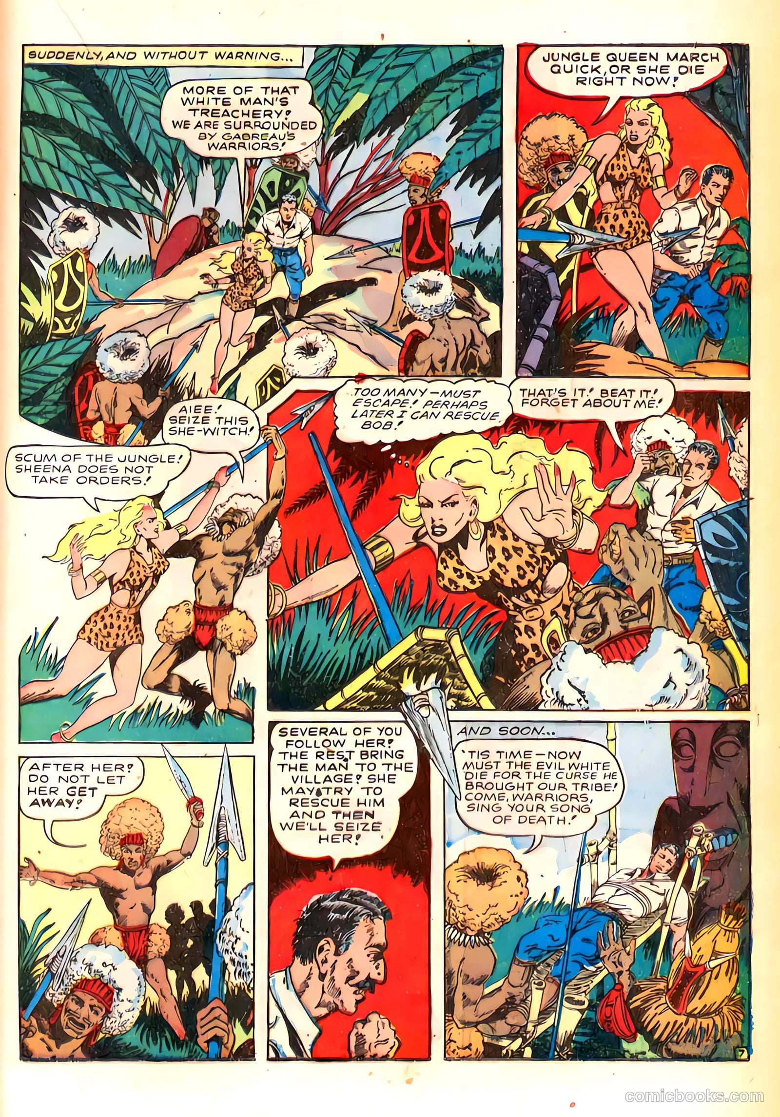 Sheena, Queen of the Jungle #4 (1948) — page 34 of 54