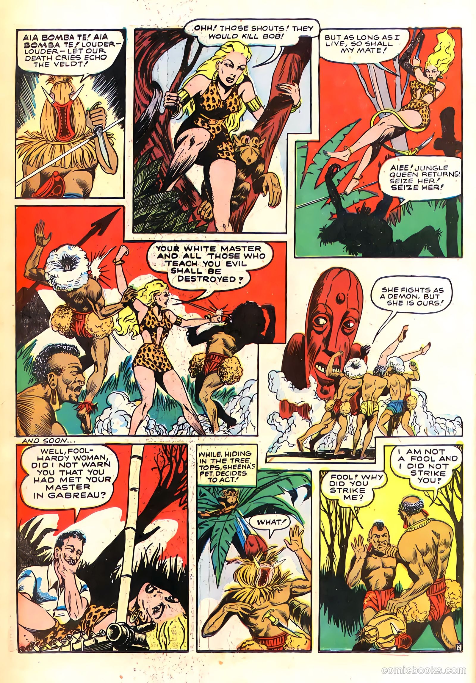 Sheena, Queen of the Jungle #4 (1948) — page 35 of 54