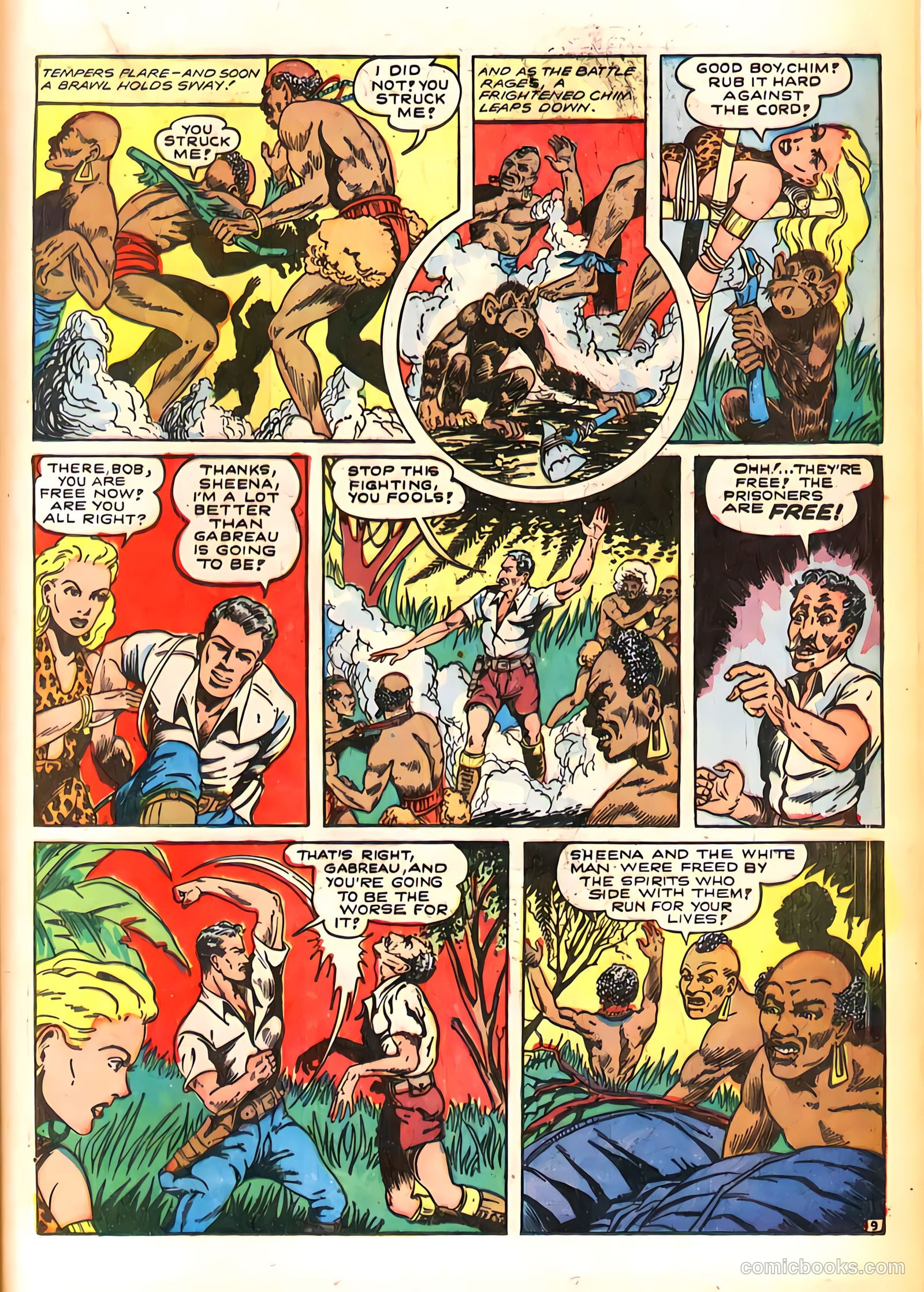 Sheena, Queen of the Jungle #4 (1948) — page 36 of 54