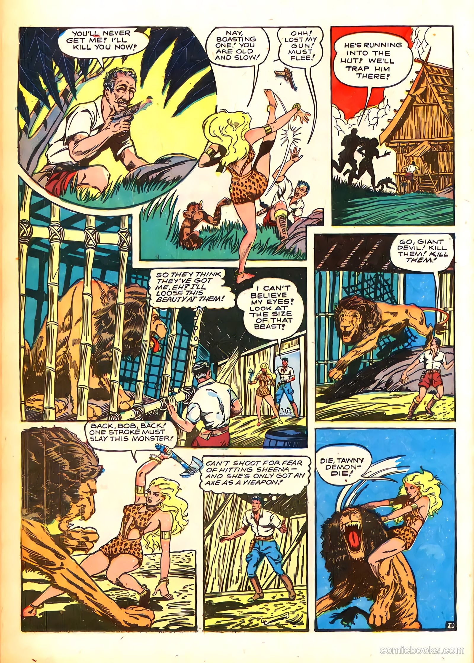 Sheena, Queen of the Jungle #4 (1948) — page 37 of 54