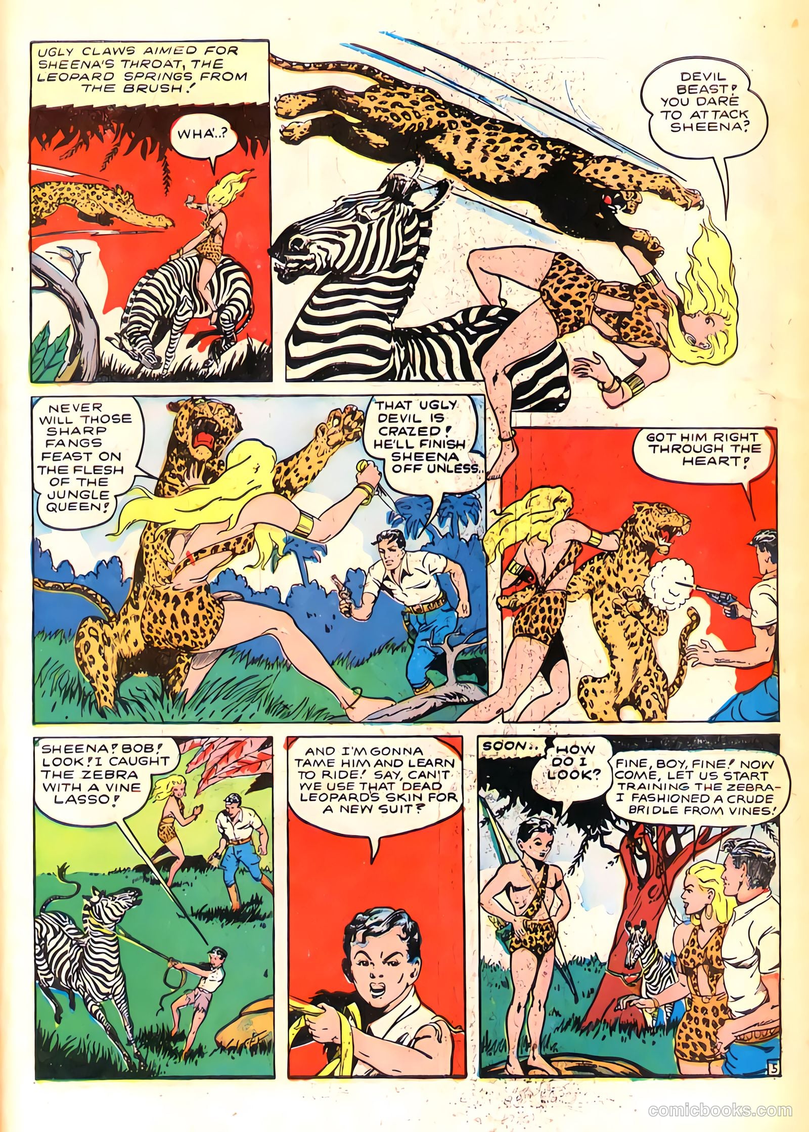 Sheena, Queen of the Jungle #4 (1948) — page 44 of 54