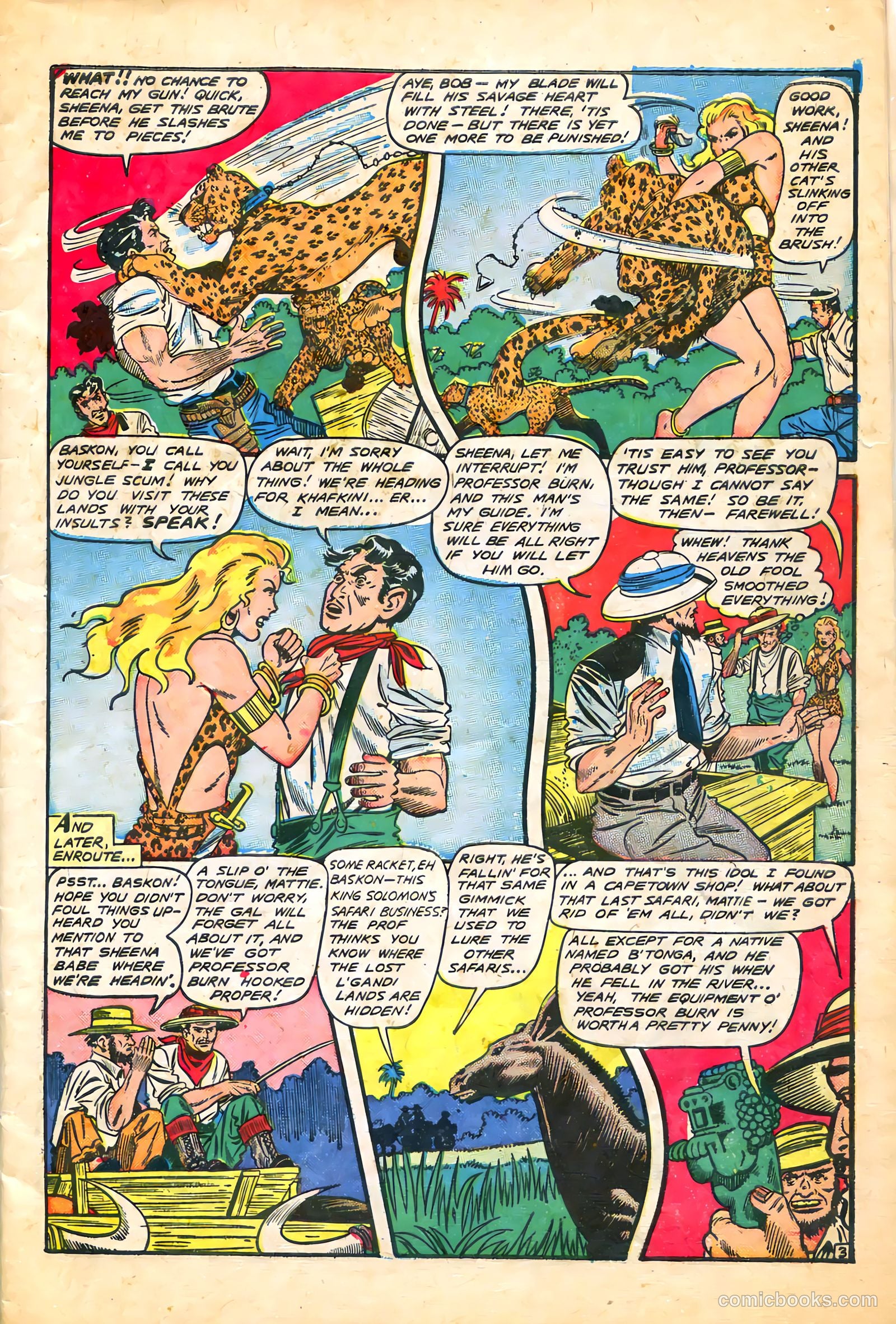 Sheena, Queen of the Jungle #5 (1949) — page 5 of 52
