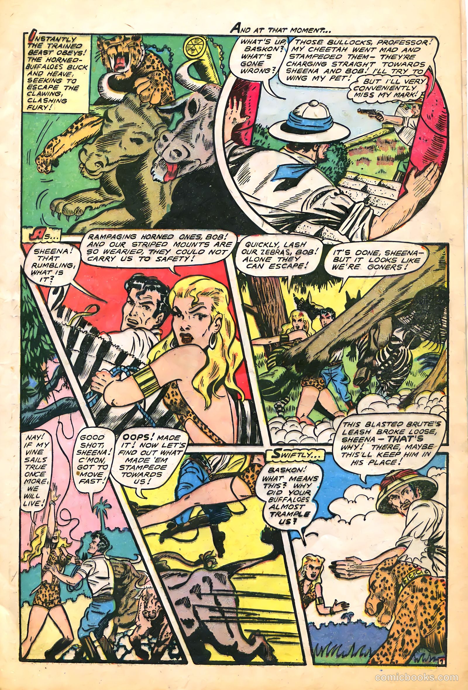 Sheena, Queen of the Jungle #5 (1949) — page 9 of 52