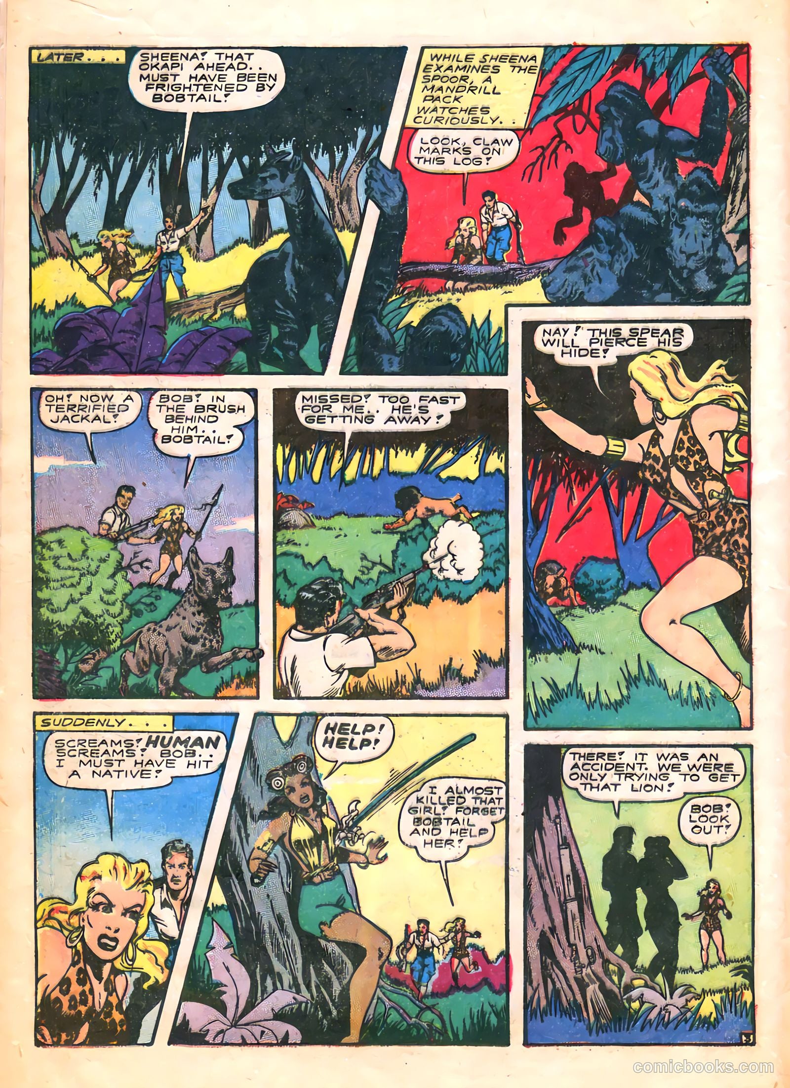 Sheena, Queen of the Jungle #5 (1949) — page 16 of 52