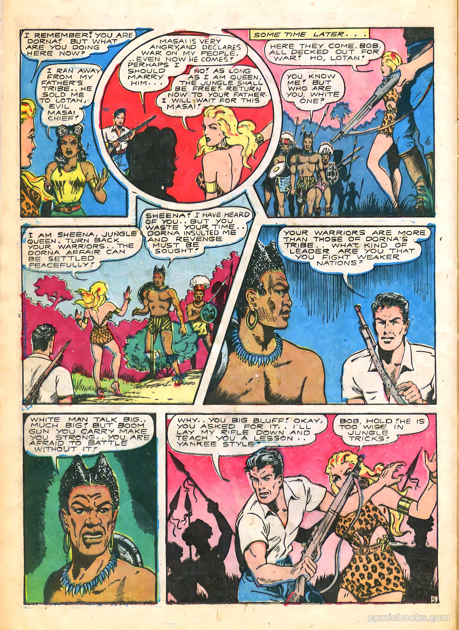 Sheena, Queen of the Jungle #5 (1949) — page 18 of 52