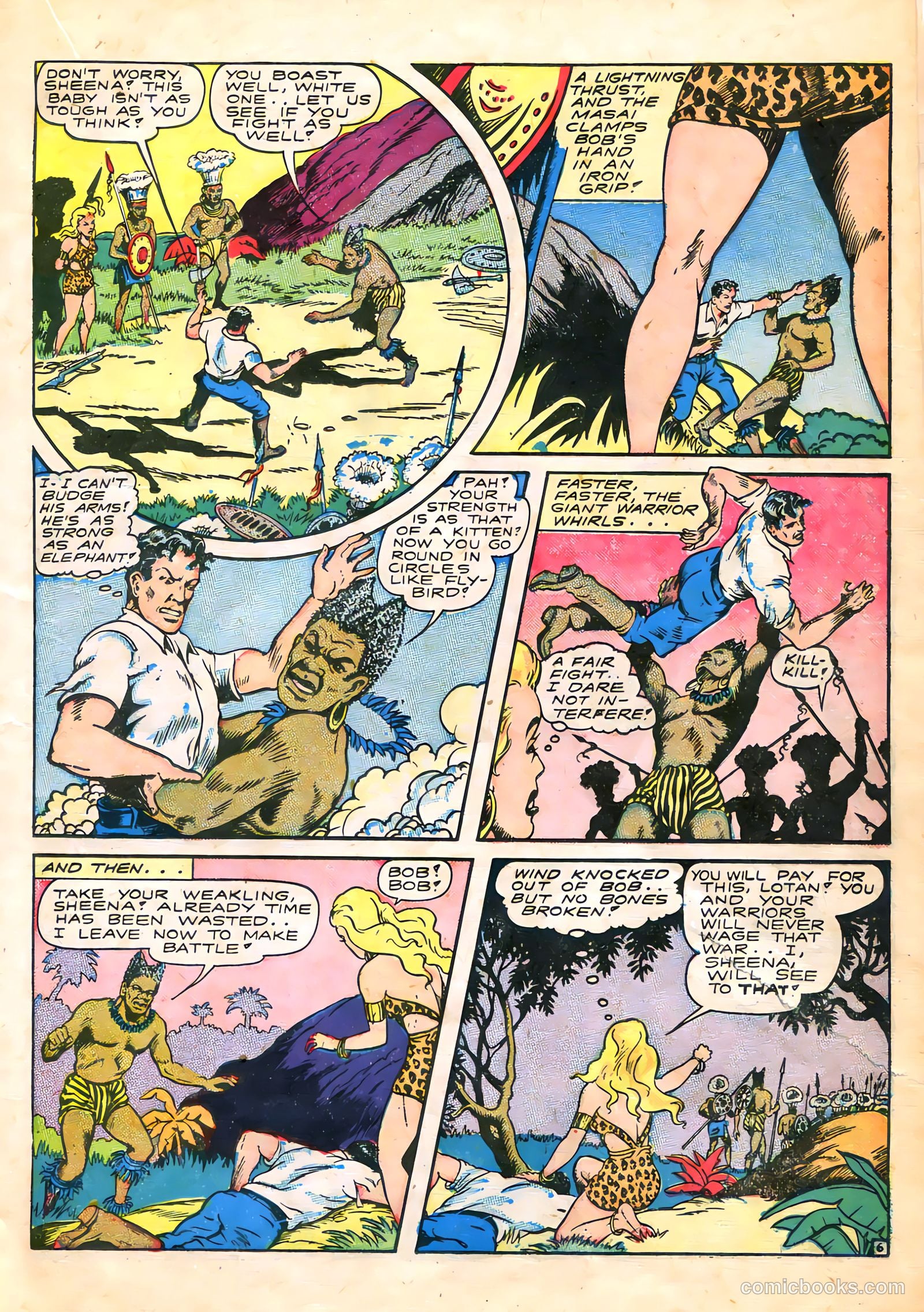 Sheena, Queen of the Jungle #5 (1949) — page 19 of 52