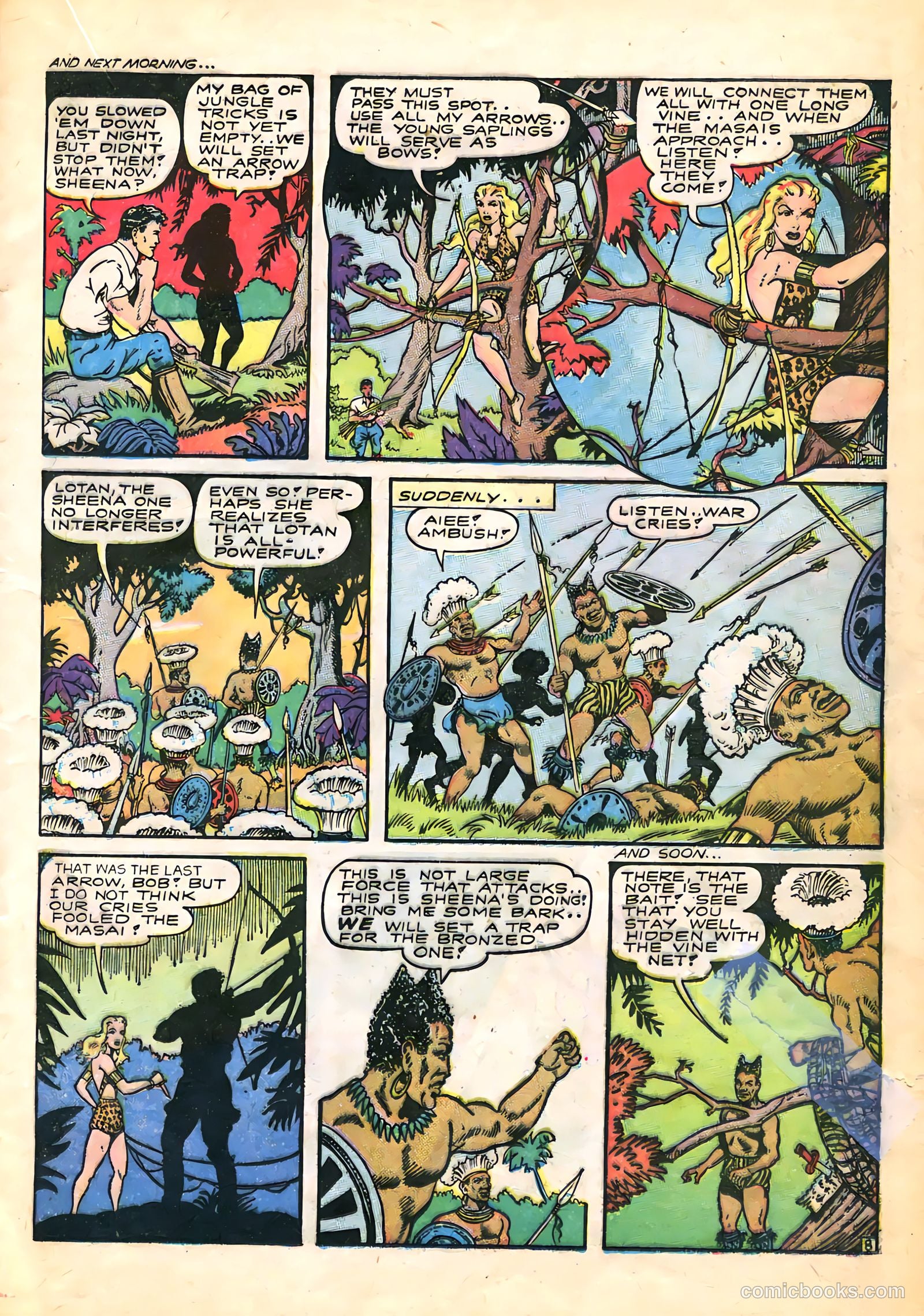 Sheena, Queen of the Jungle #5 (1949) — page 21 of 52
